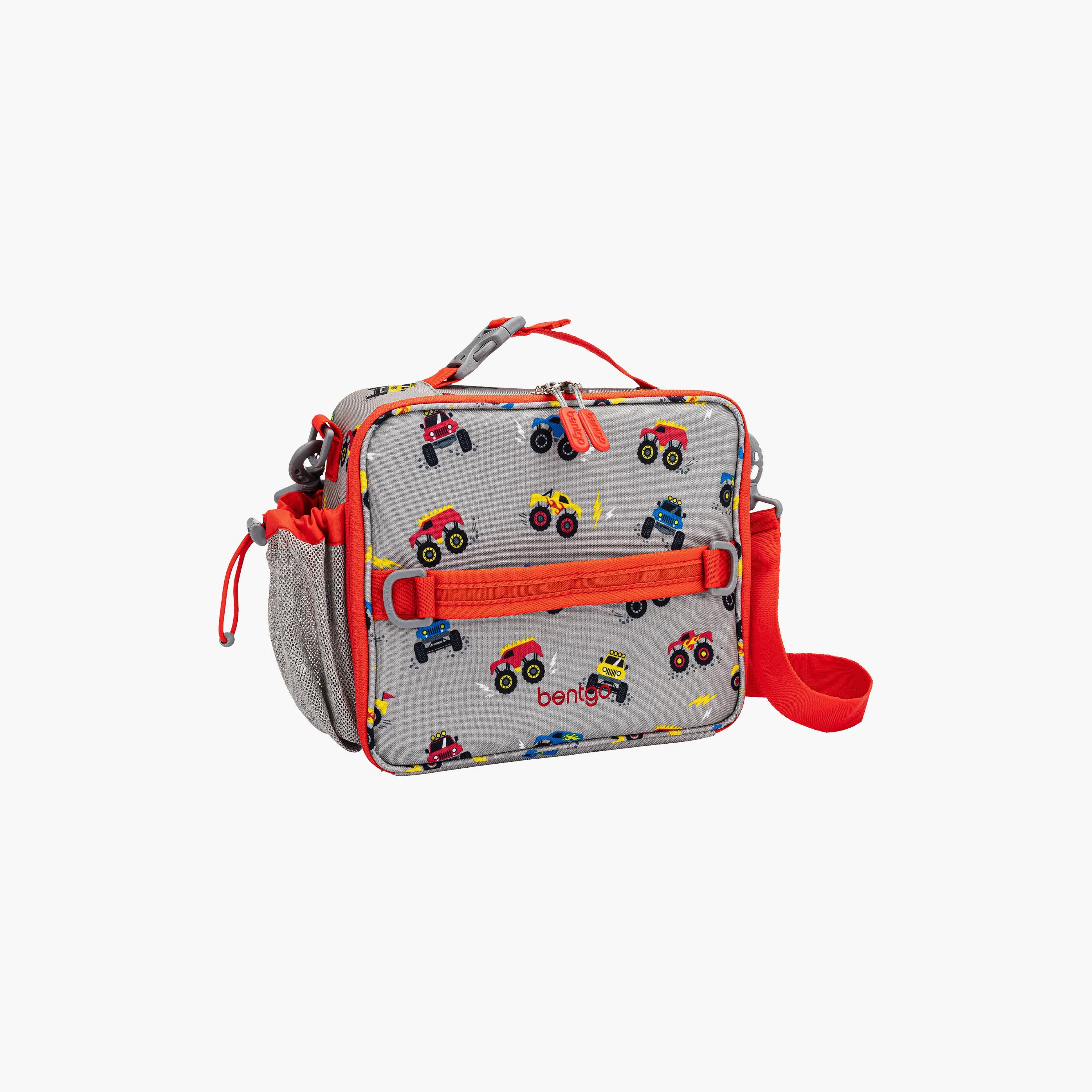 Bentgo Trucks Printed Lunch Bag - Grey-school-lunchessentials-lunchbags-image-1