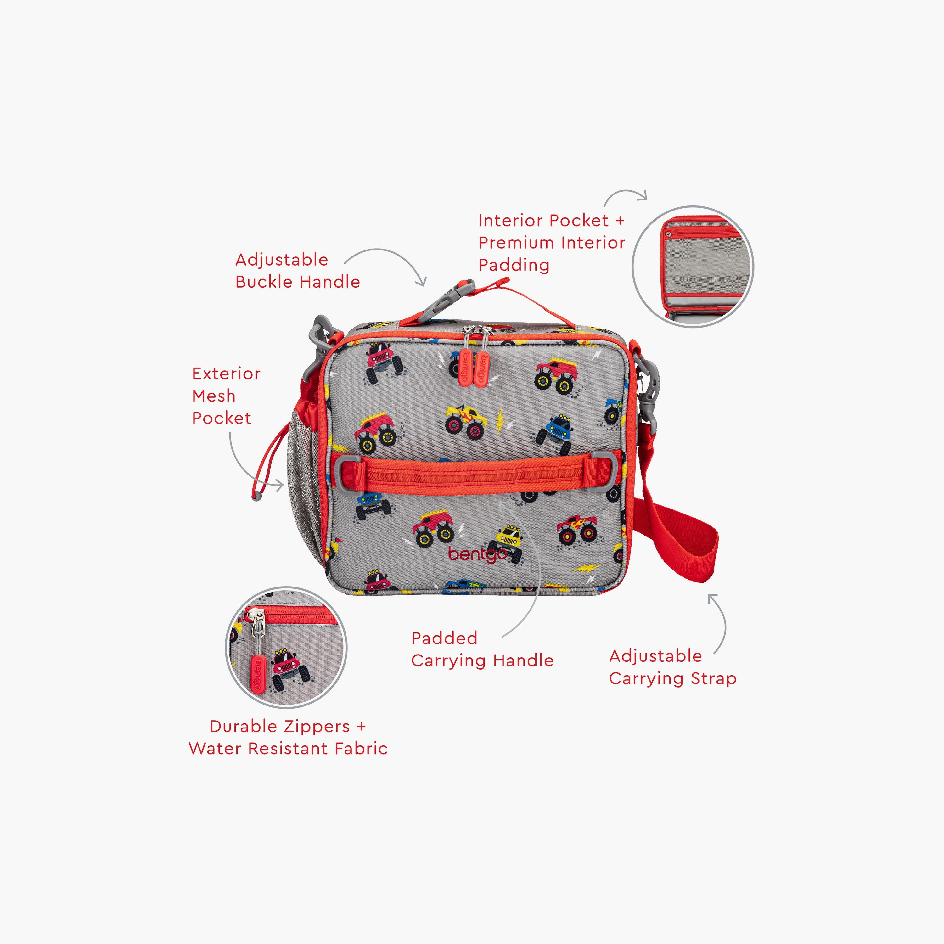Bentgo Trucks Printed Lunch Bag - Grey-school-lunchessentials-lunchbags-image-3