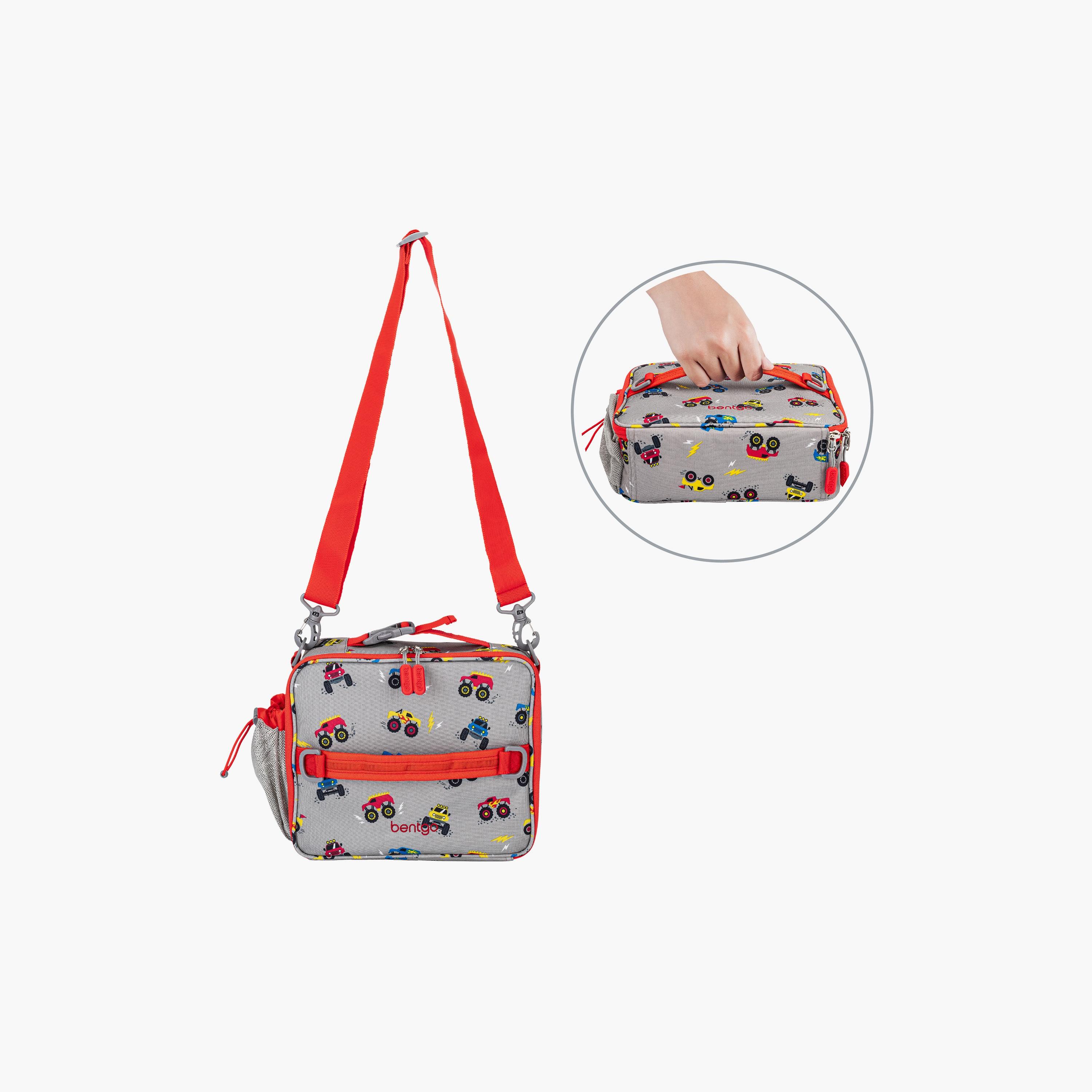 Bentgo Trucks Printed Lunch Bag - Grey-school-lunchessentials-lunchbags-image-4