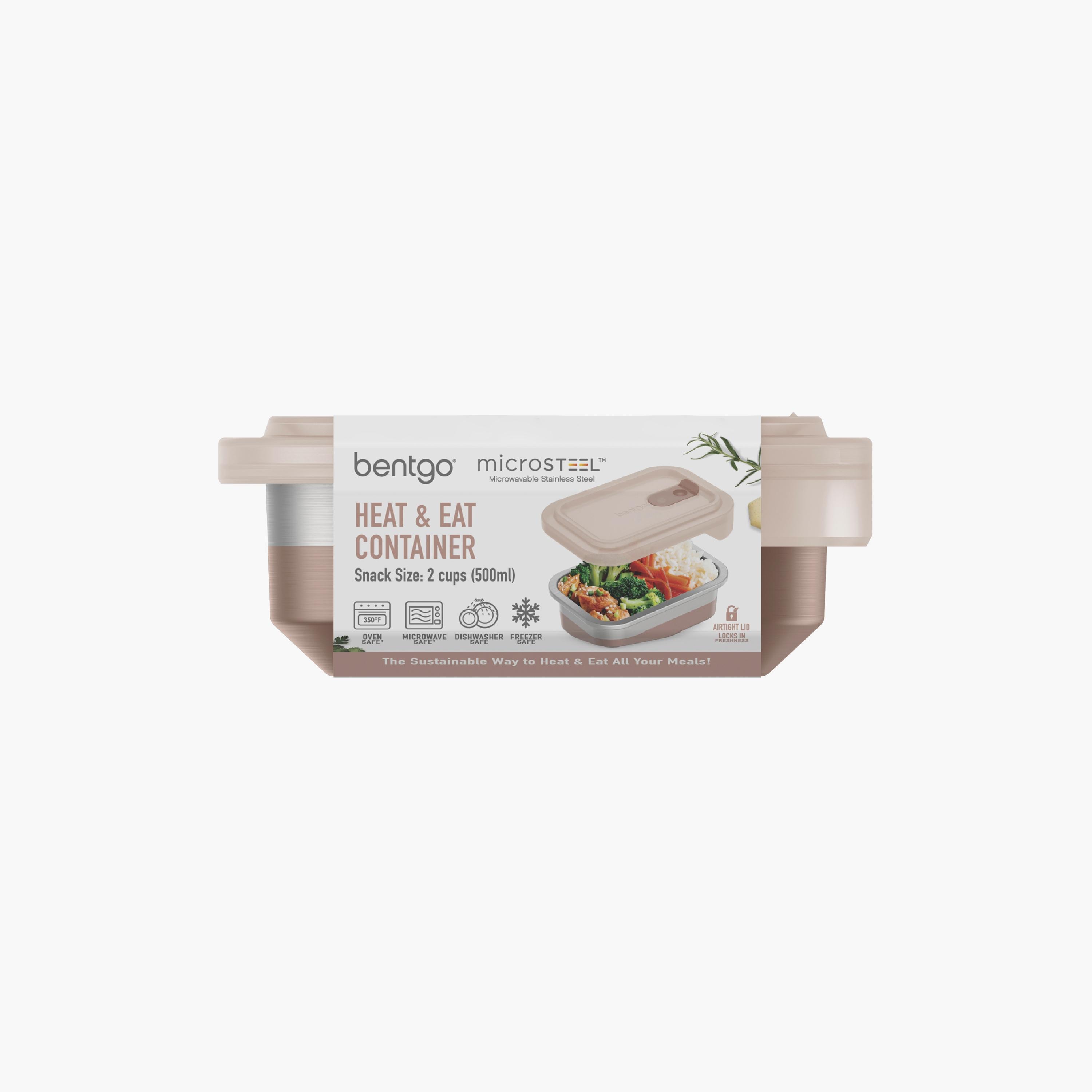 Bentgo Microsteel Food Container - Beige - 500ml-school-lunchessentials-lunchboxes-image-5