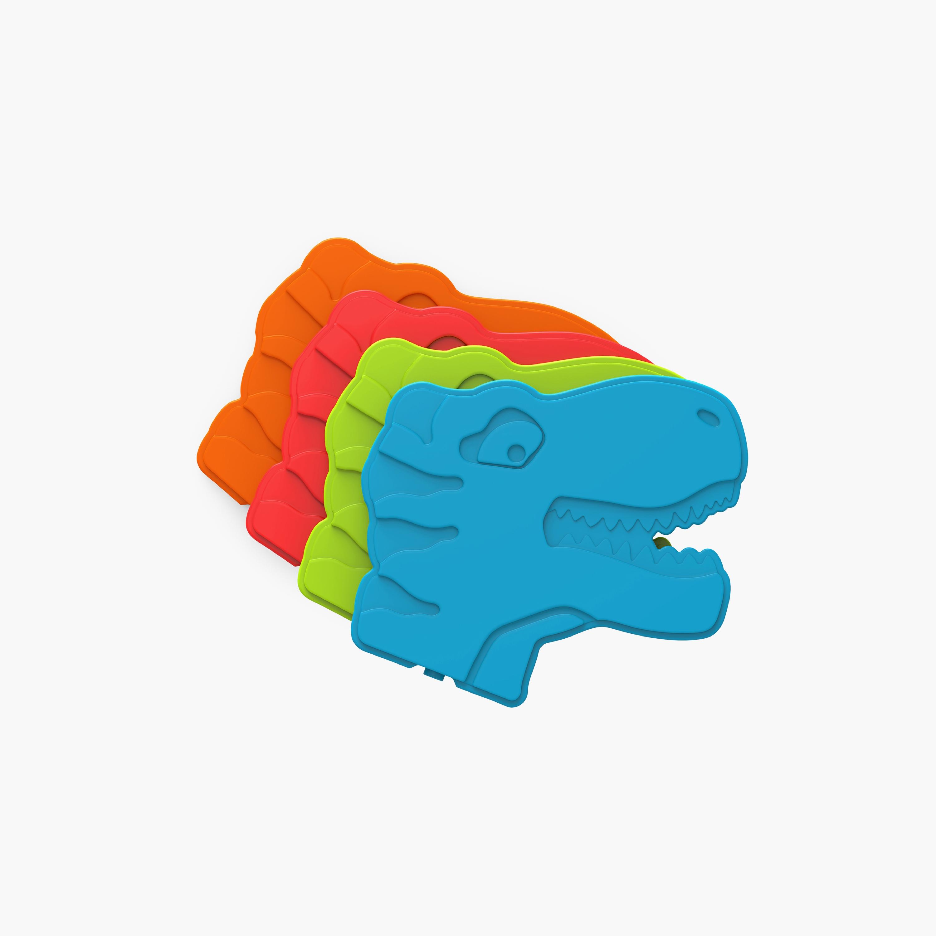 Bentgo Pack of 4 Reusable Ice Pack - Dinosaur-school-lunchessentials-lunchboxes-image-1