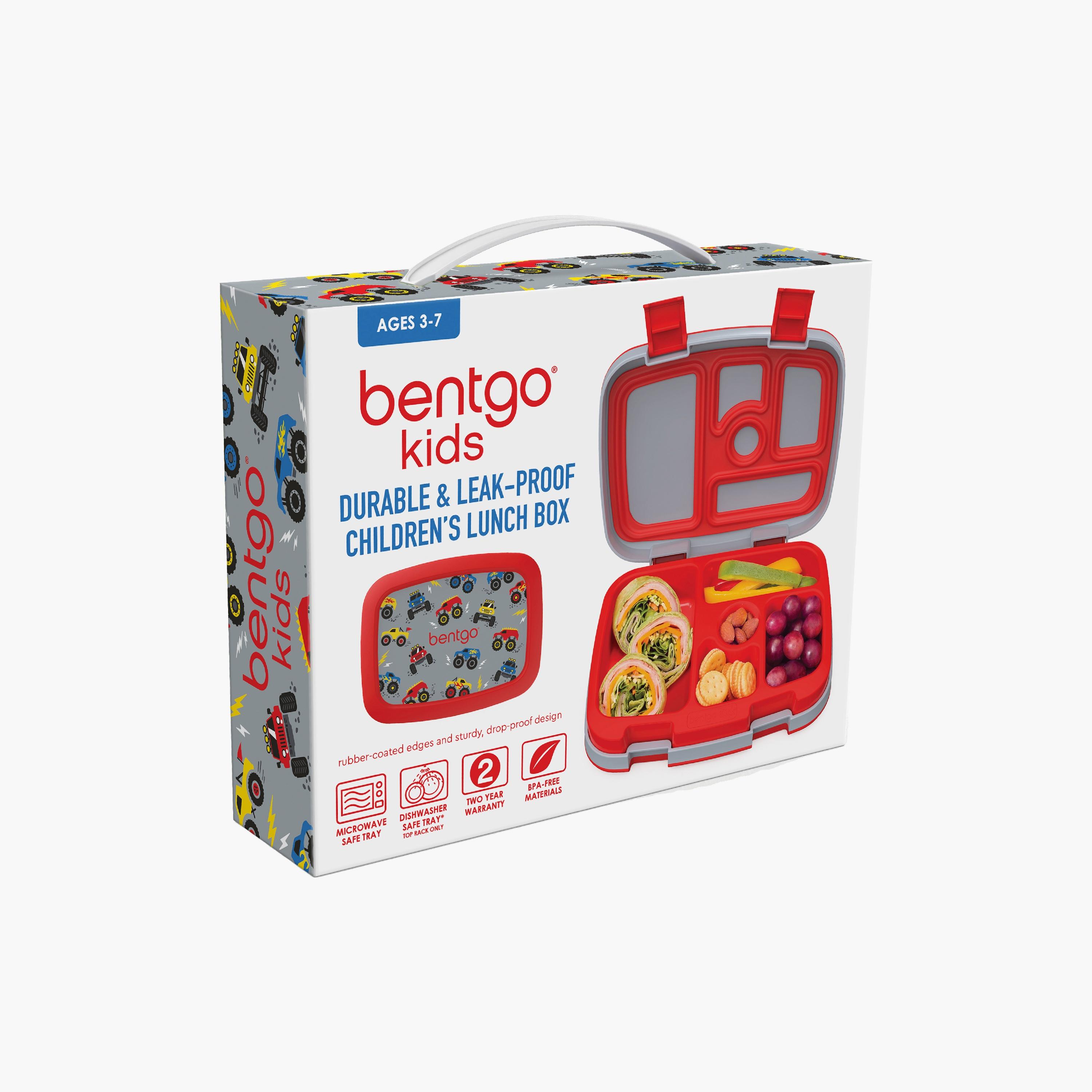 Bentgo Trucks Printed Lunch Box - Red-school-lunchessentials-lunchboxes-image-5