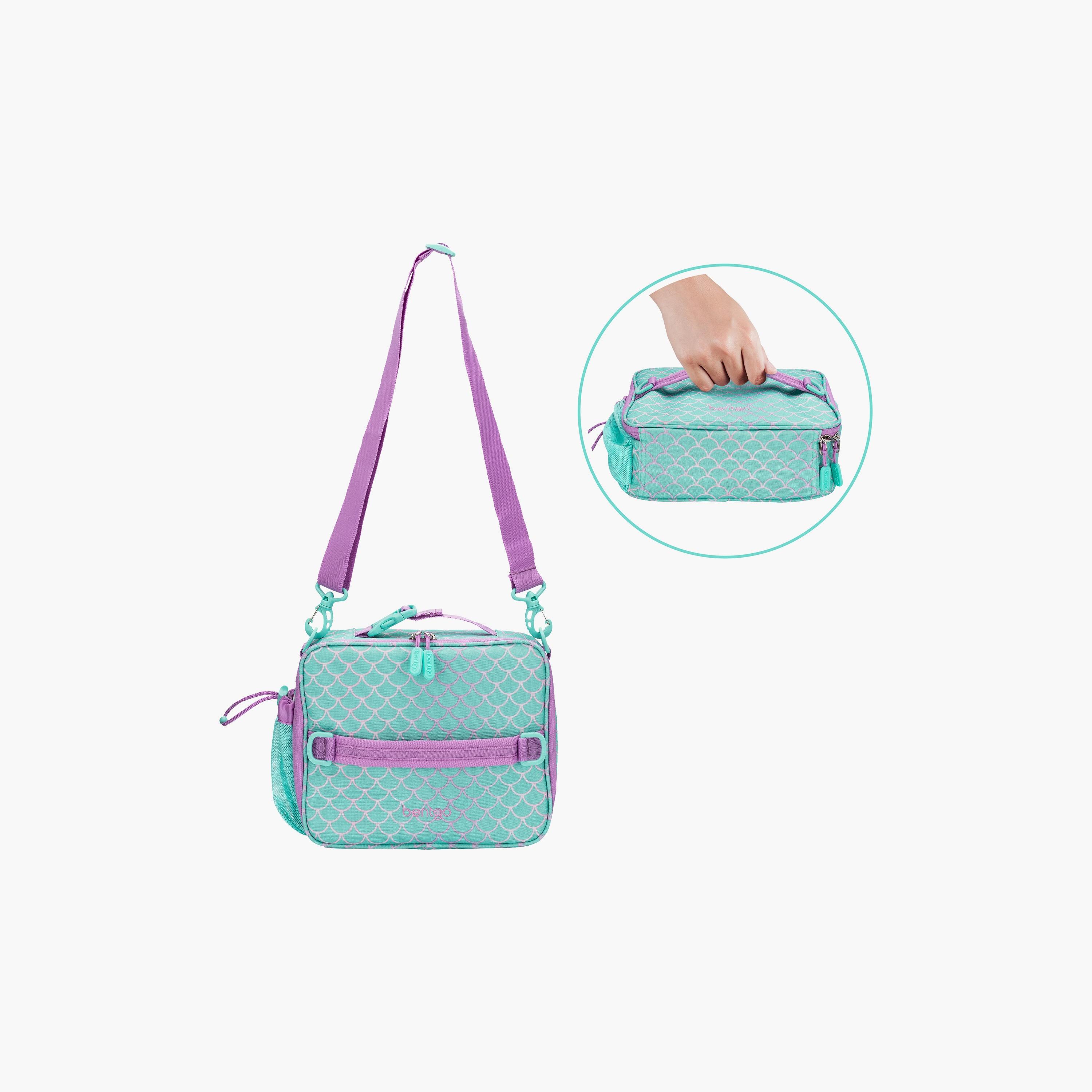 حقيبة غداء بطبعة حورية البحر من بينتجو - أخضر-school-lunchessentials-lunchbags-image-4