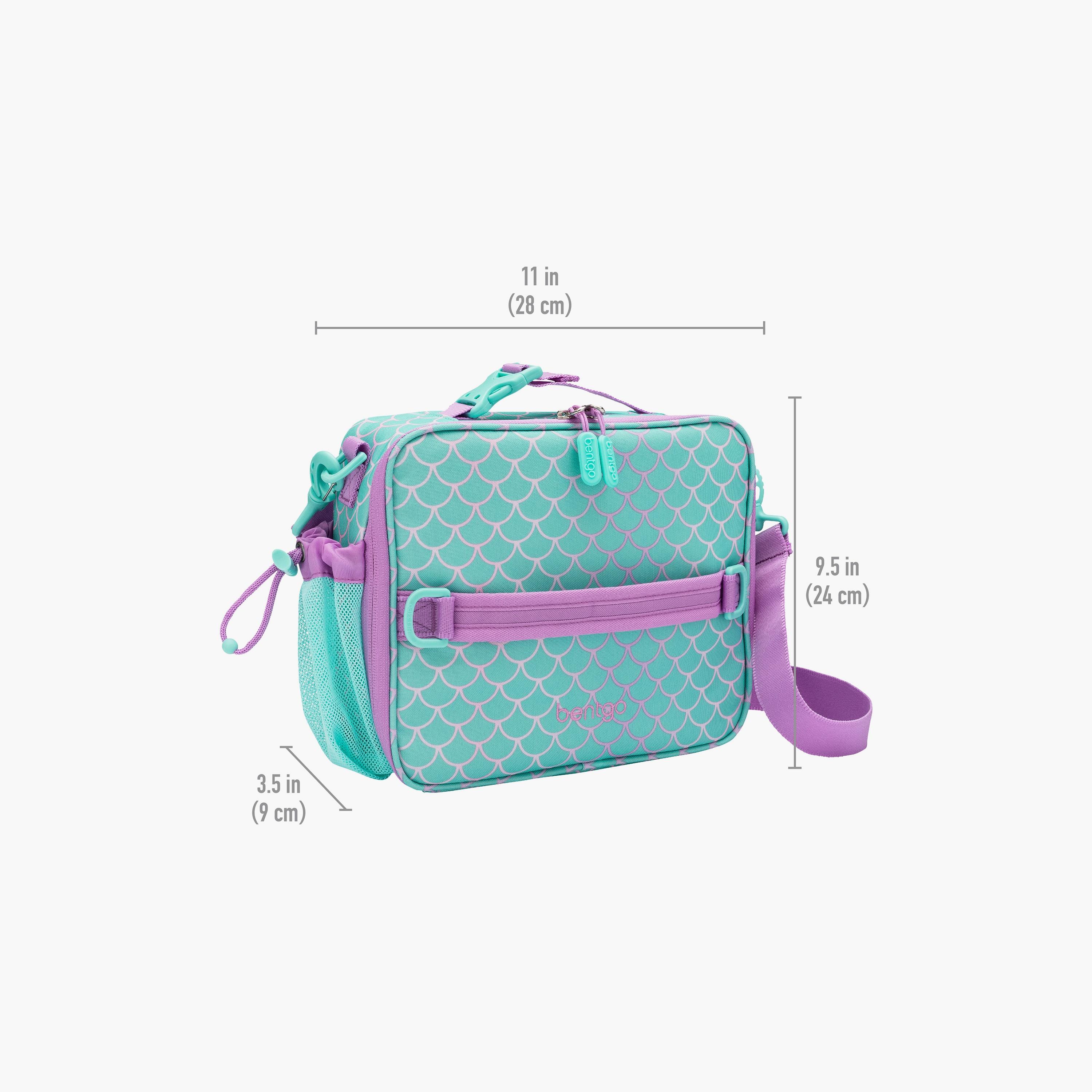 حقيبة غداء بطبعة حورية البحر من بينتجو - أخضر-school-lunchessentials-lunchbags-image-5