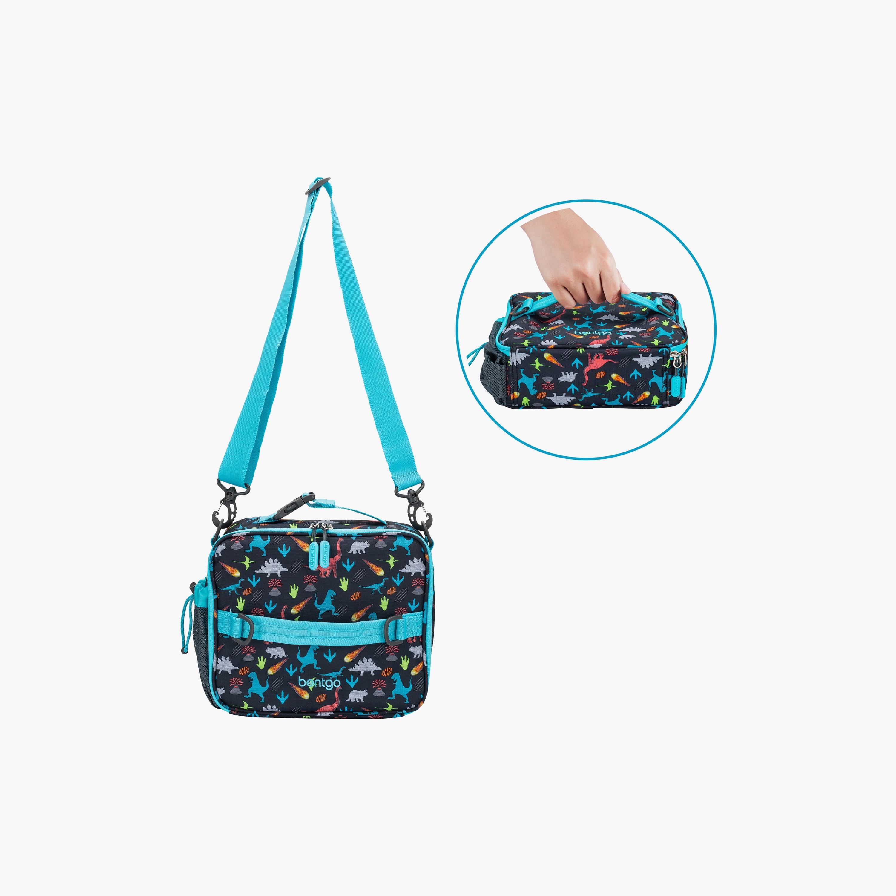 Bentgo Dinosaur Printed Lunch Bag - Blue-school-lunchessentials-lunchbags-image-4
