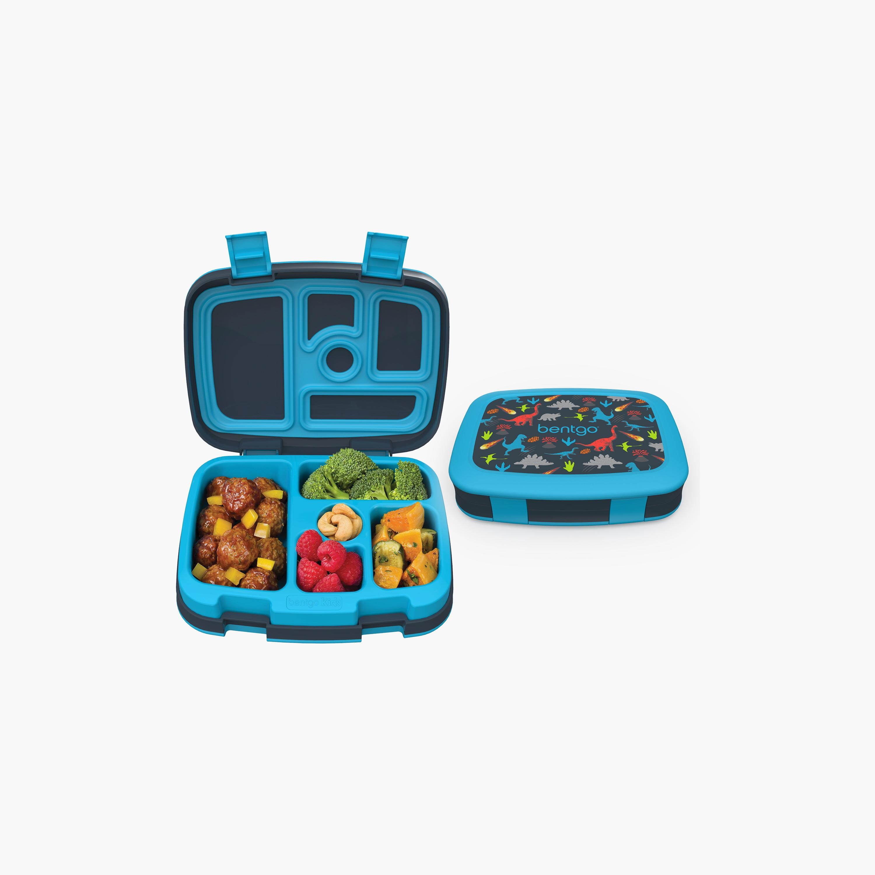 علبة غداء بطبعة دينو من بينتجو - أزرق-school-lunchessentials-lunchboxes-image-1