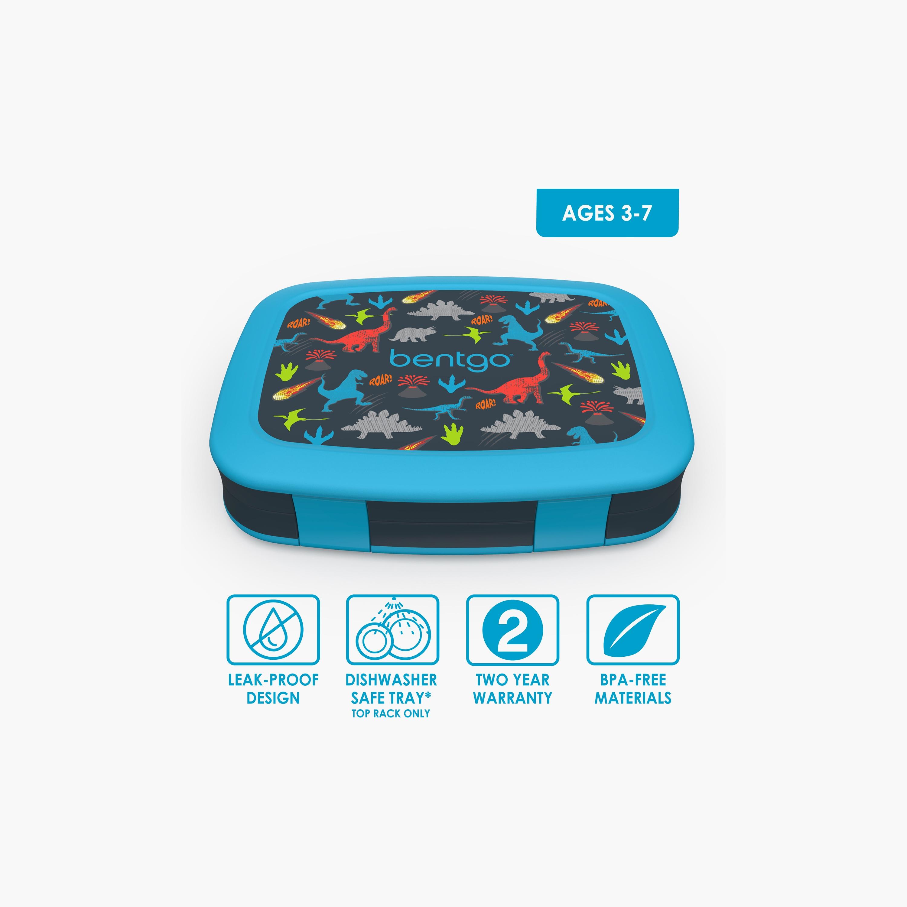 علبة غداء بطبعة دينو من بينتجو - أزرق-school-lunchessentials-lunchboxes-image-2