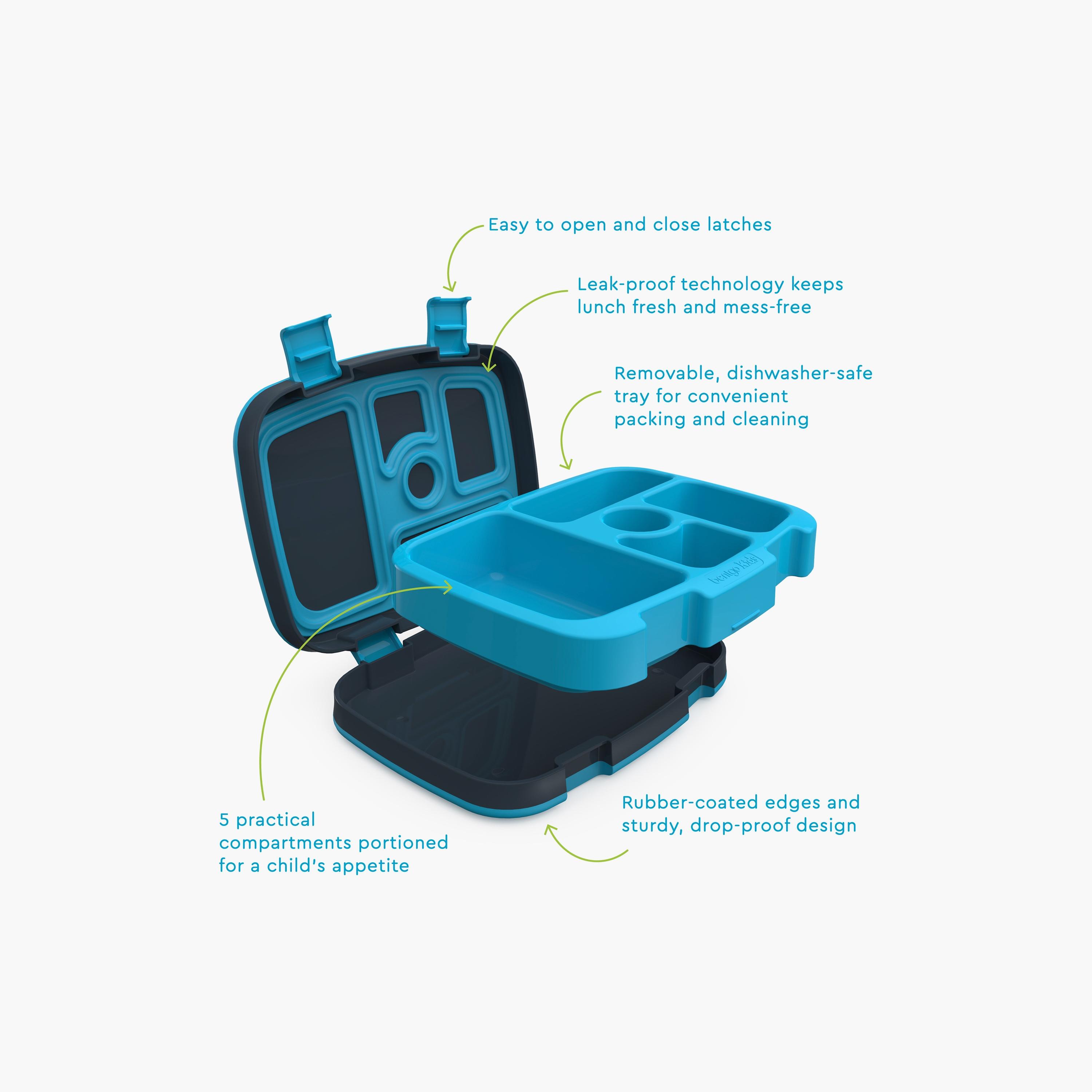 علبة غداء بطبعة دينو من بينتجو - أزرق-school-lunchessentials-lunchboxes-image-3