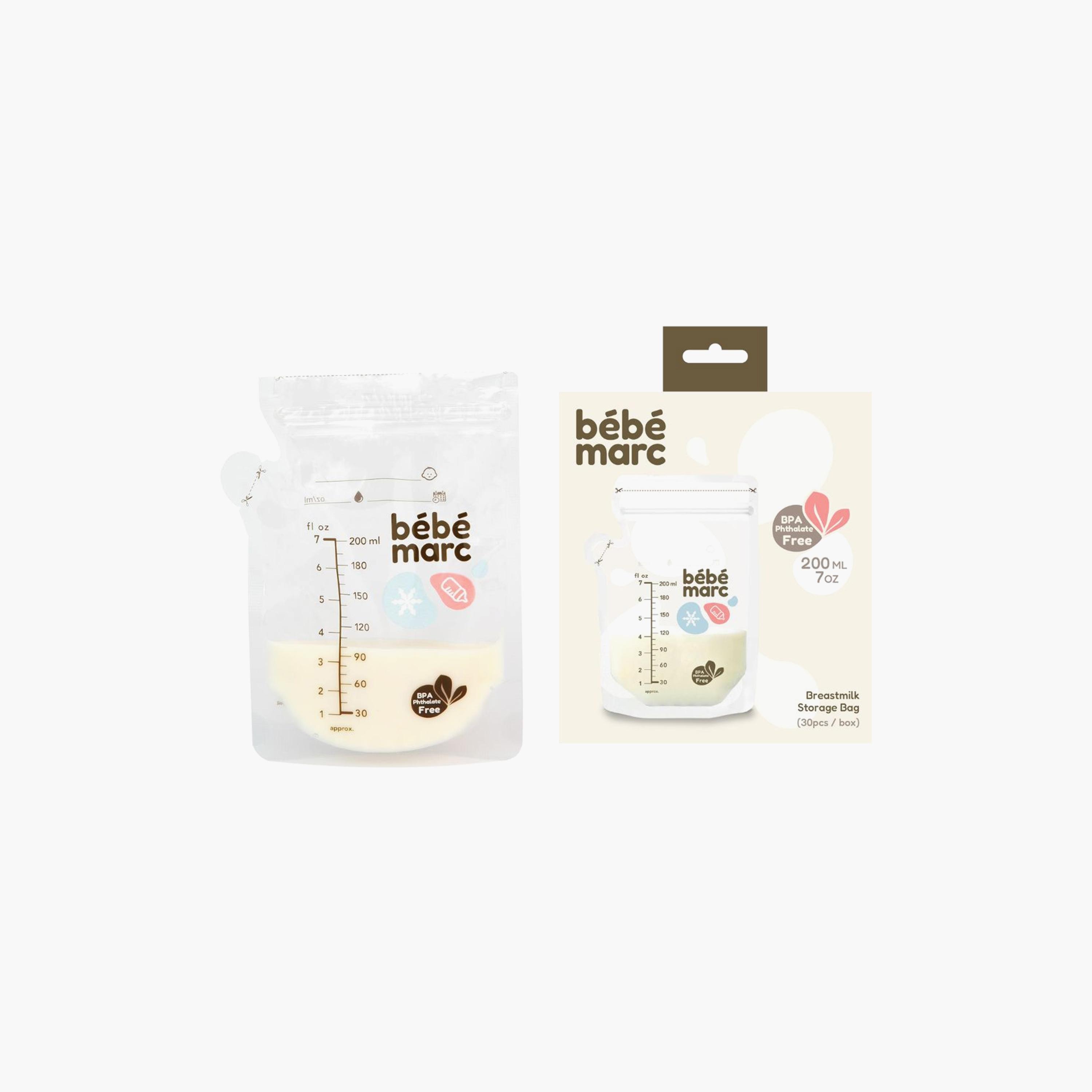 Bebe Marc 30-Piece Temperature Sensing Breast Milk Storage Bag, 200 ml-baby-feeding-breastfeedingandcare-image-1