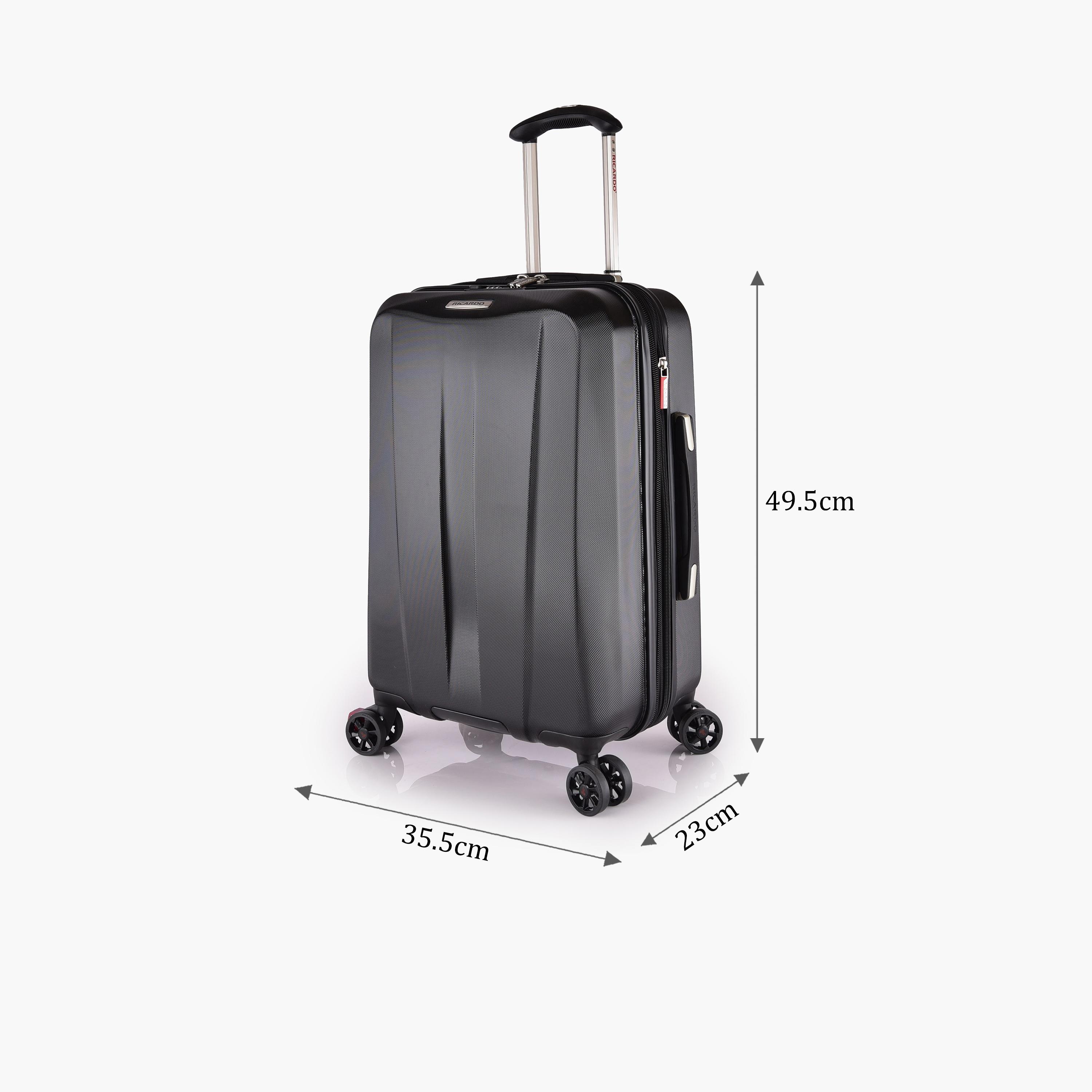 Ricardo 49.5 CM Cabin Bag Polycarbonate with ABS Hardcase Four-Wheeler Spinner Trolley Bag | 056-19 -travel-luggagesandbags-luggage-image-3