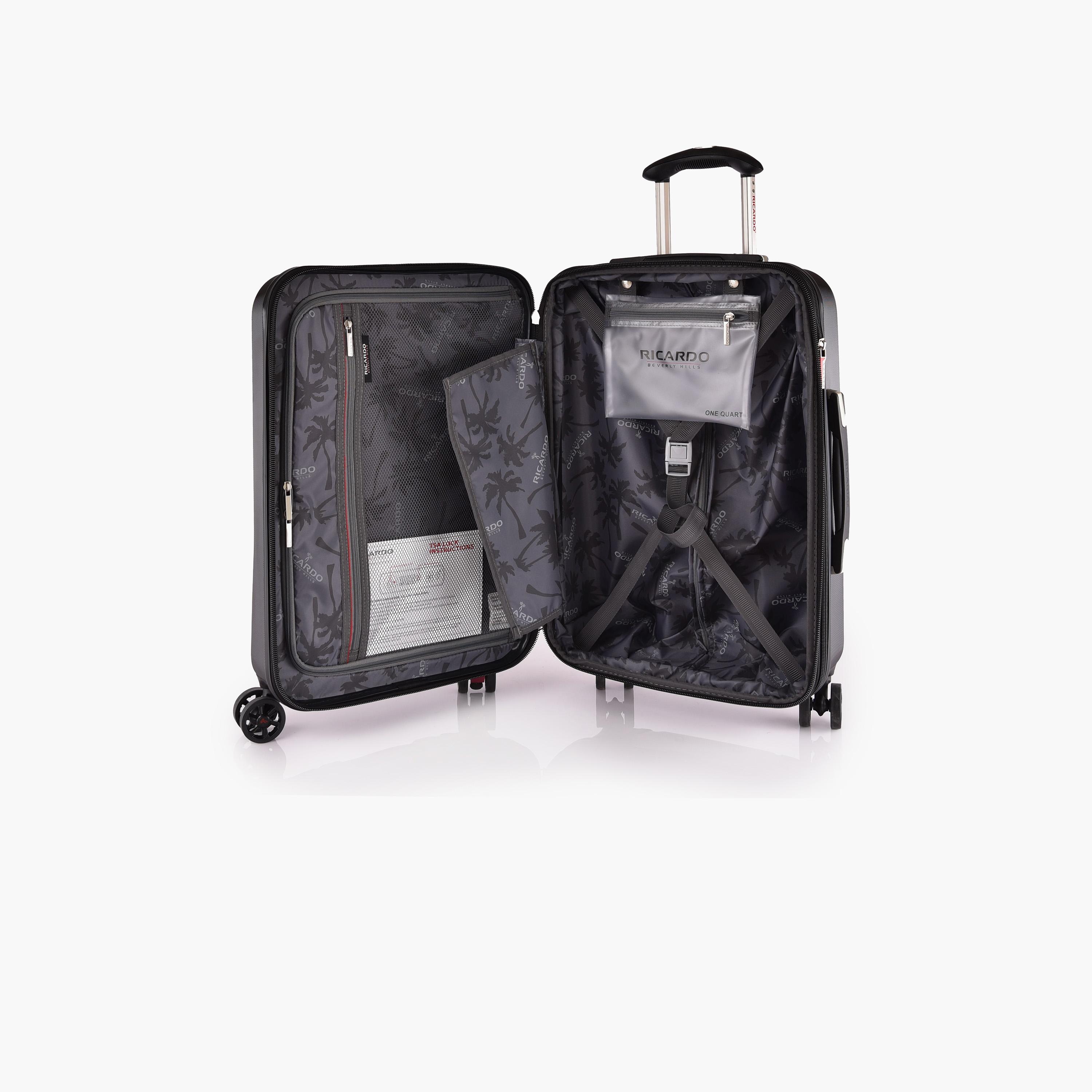 Ricardo 49.5 CM Cabin Bag Polycarbonate with ABS Hardcase Four-Wheeler Spinner Trolley Bag | 056-19 -travel-luggagesandbags-luggage-image-8