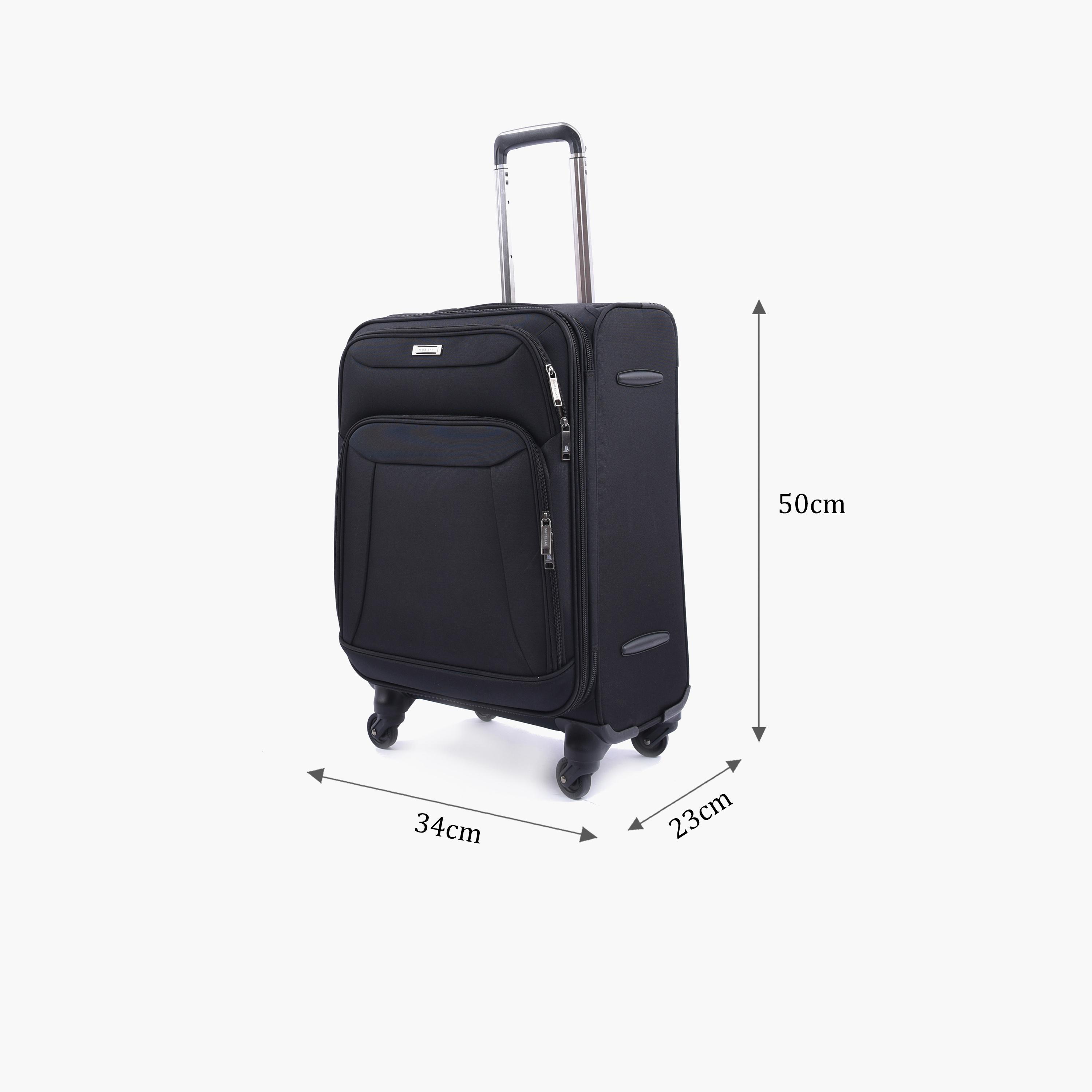 Magellan 50 CM Cabin Textile Softcase Four-Wheeler Single Trolley Bag | 1106-20 -travel-luggagesandbags-luggage-image-3