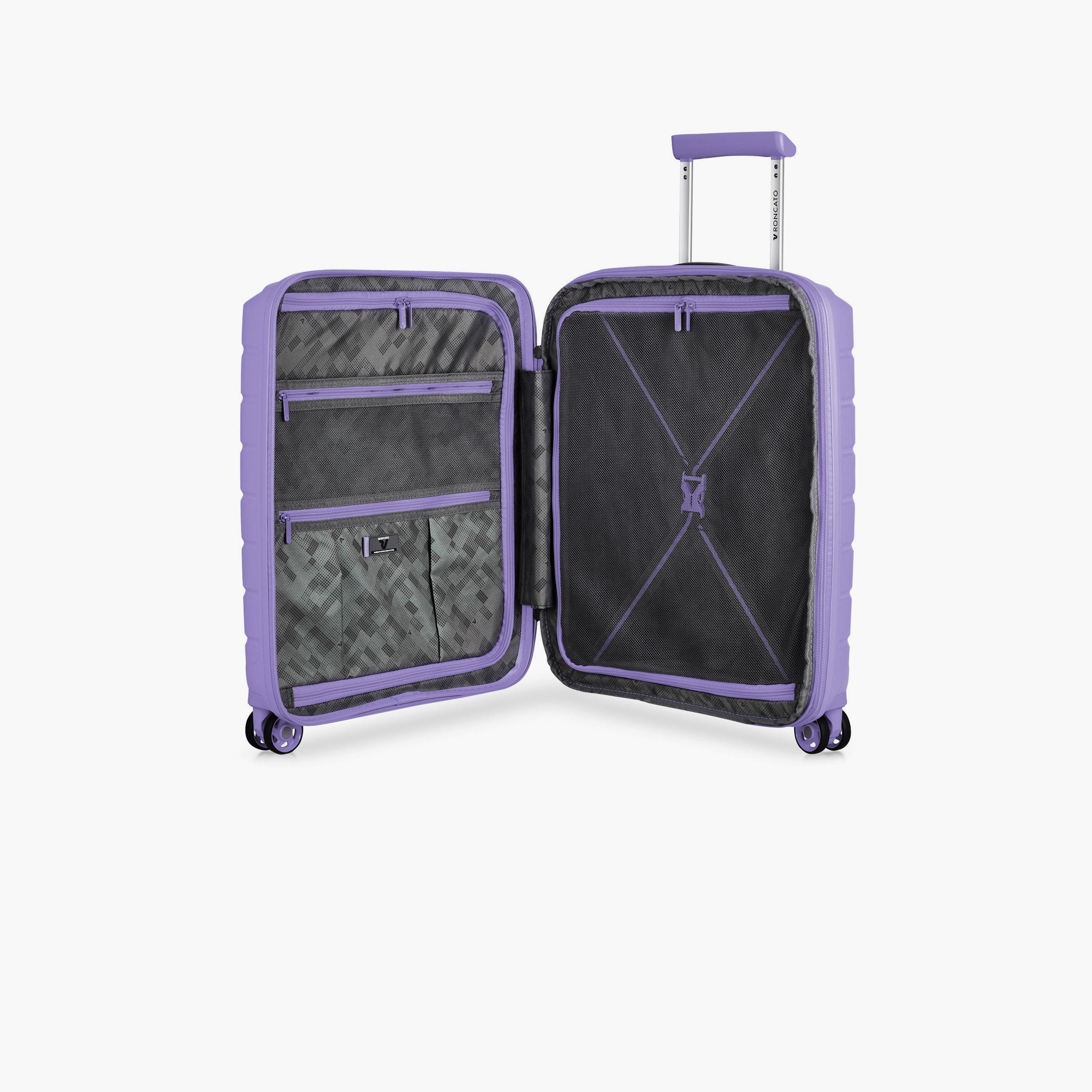 Roncato 55 CM Cabin Bag Polypropylene Hardcase Four-Wheeler Spinner Trolley Bag with TSA Lock | 418183-travel-luggagesandbags-luggage-image-10