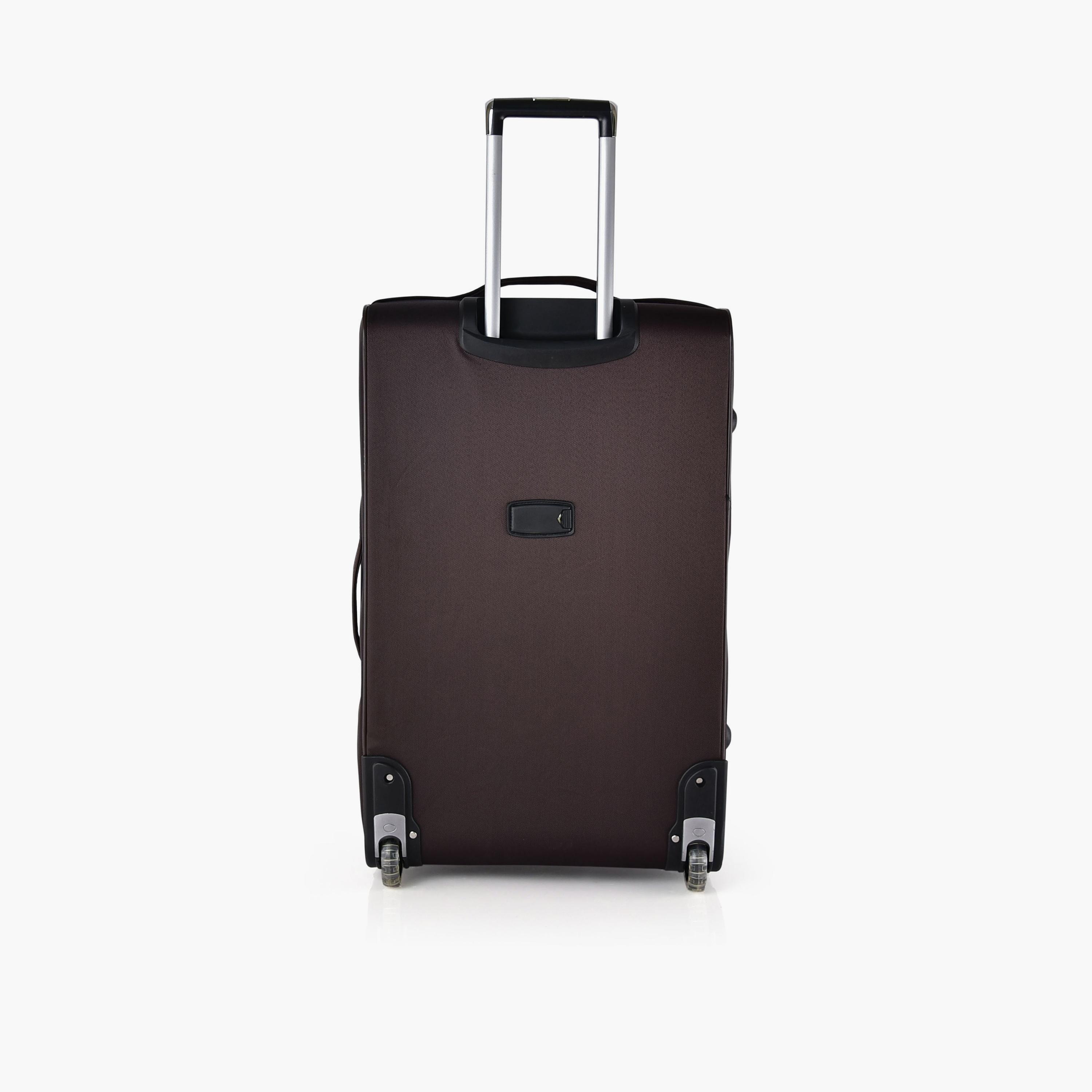 New Travel 74 CM Large Check-in Textile Softcase Two-Wheeler Single Trolley Bag with Combination Lock | 8883-28 -travel-luggagesandbags-luggage-image-7