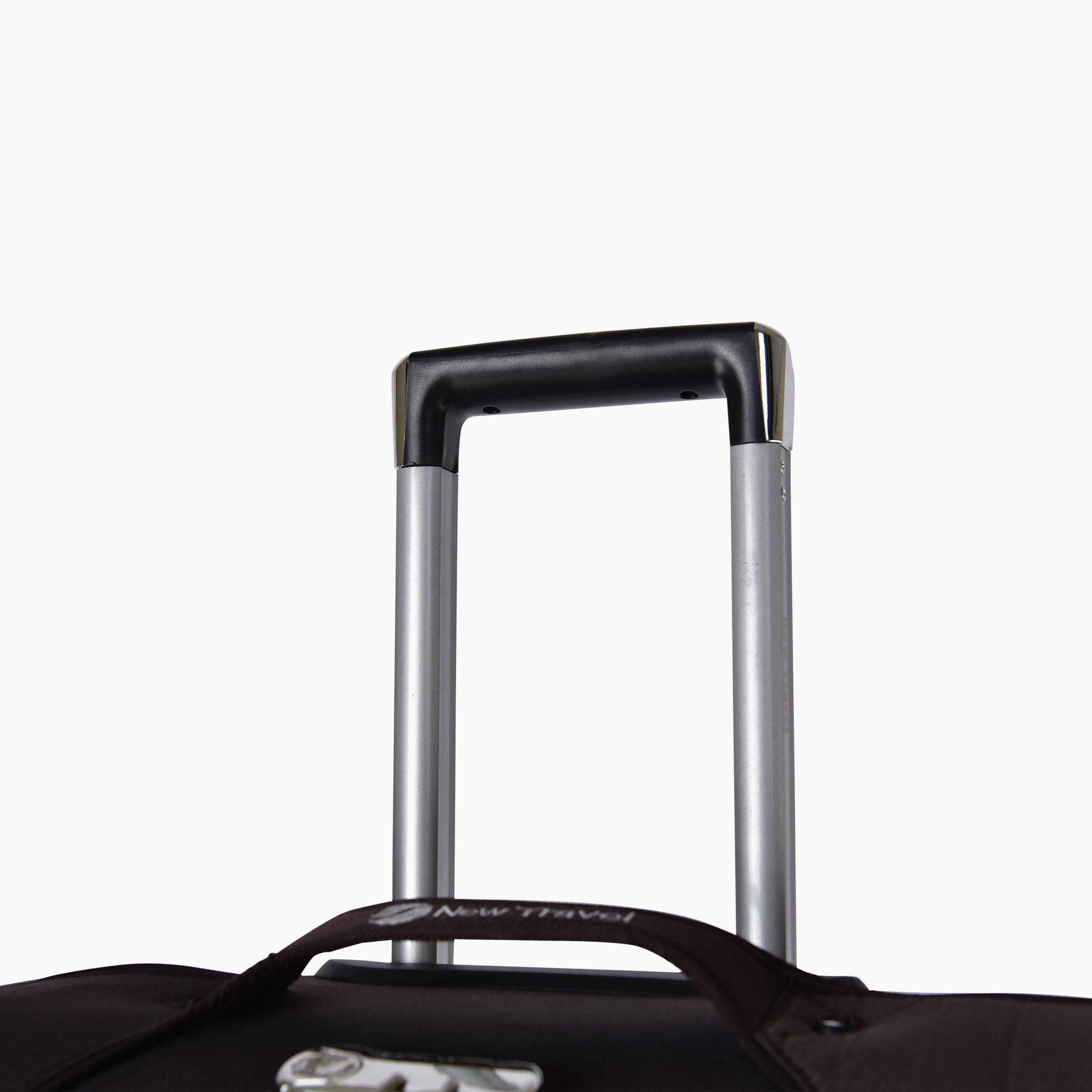 New Travel 74 CM Large Check-in Textile Softcase Two-Wheeler Single Trolley Bag with Combination Lock | 8883-28 -travel-luggagesandbags-luggage-image-9