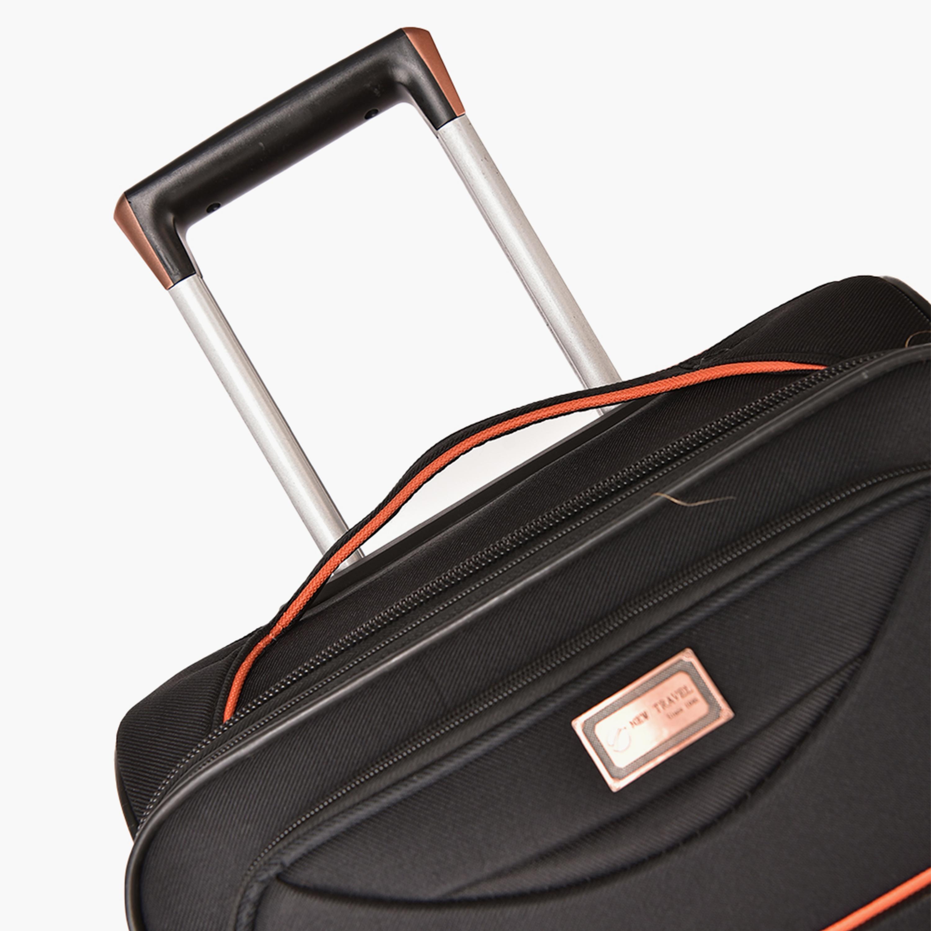 New Travel 60 CM Cabin Bag Textile Softcase Four-Wheeler Spinner Trolley Bag with Combination Lock | 9954-20-travel-luggagesandbags-luggage-image-9