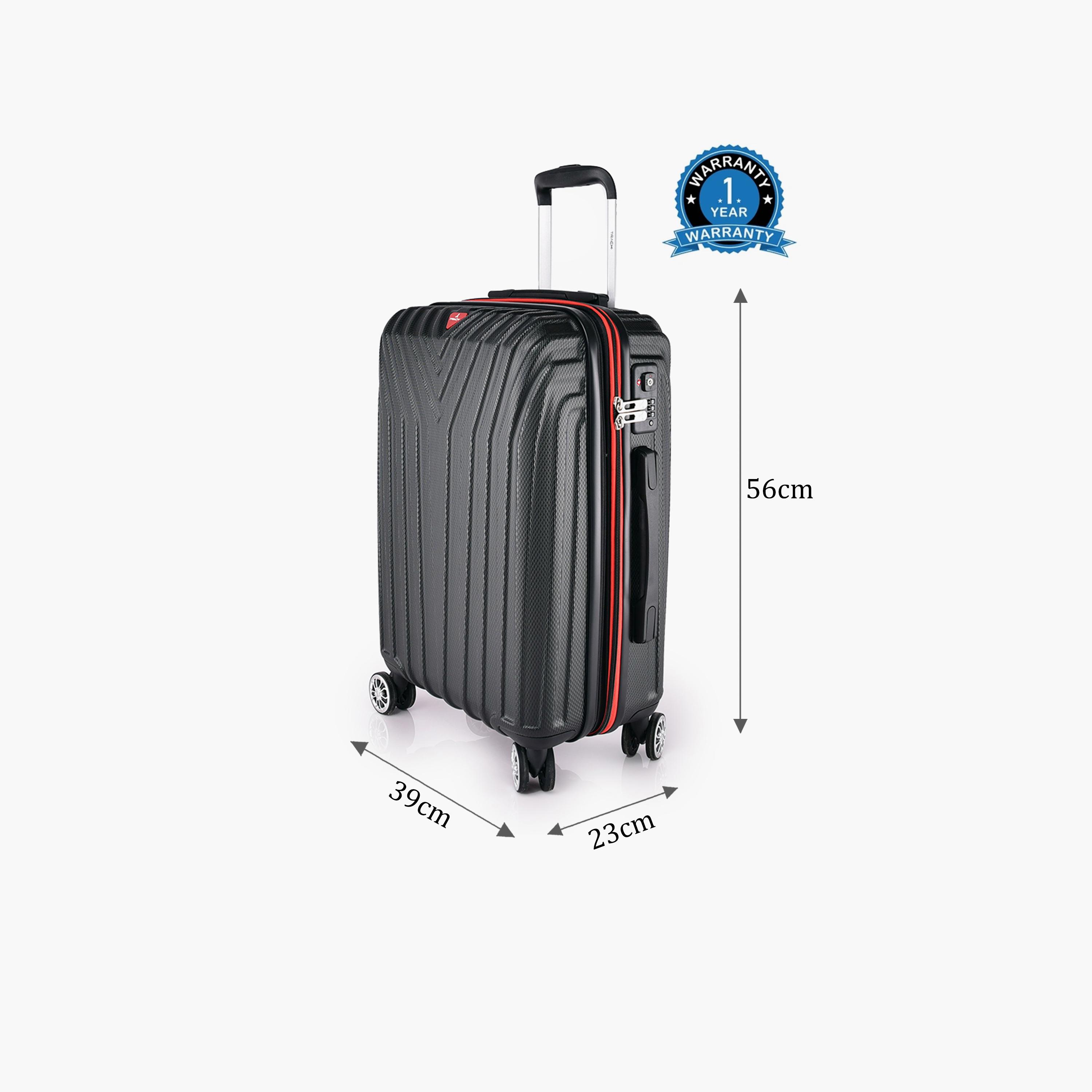 Track 49.5 CM Cabin Bag Polycarbonate with ABS Hardcase Four-Wheeler Spinner Trolley Bag | A9757-20-travel-luggagesandbags-luggage-image-3