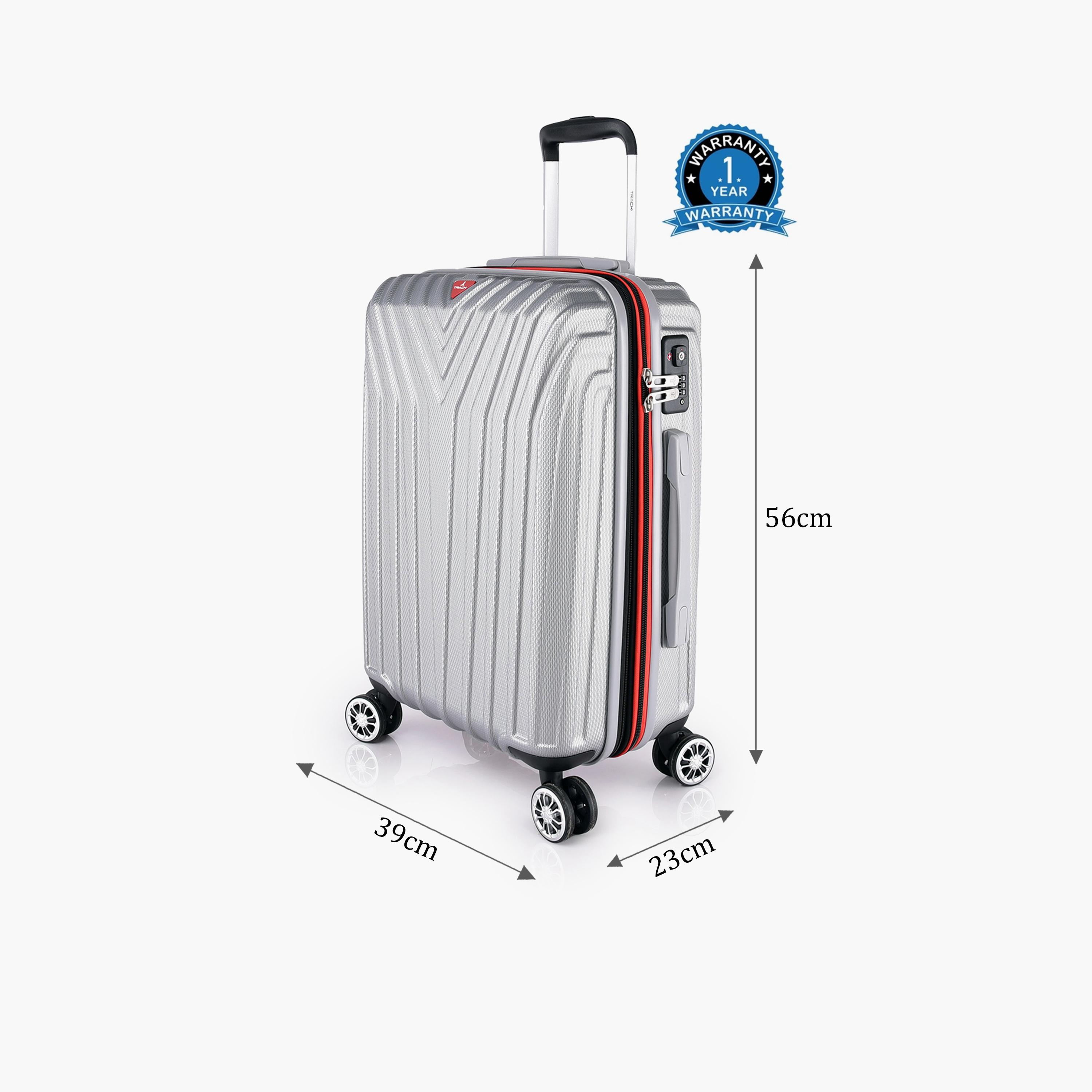 Track 49.5 CM Cabin Bag Polycarbonate with ABS Hardcase Four-Wheeler Spinner Trolley Bag | A9757-20-travel-luggagesandbags-luggage-image-3