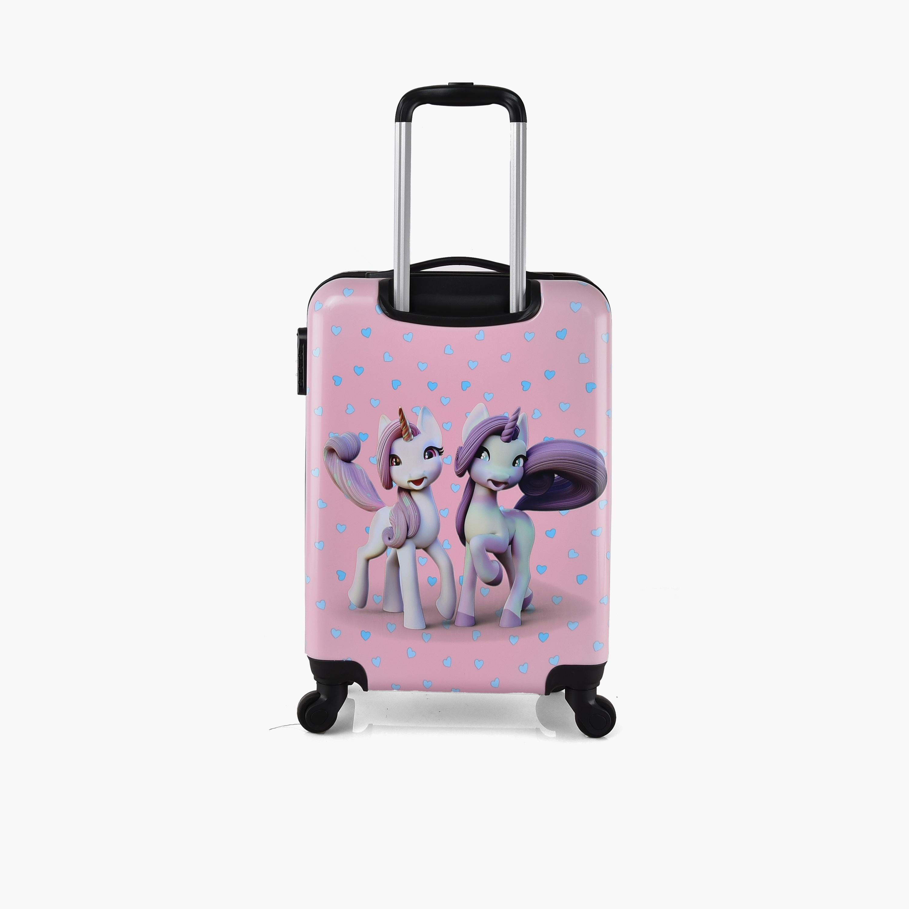 Track 49.5 CM Cabin Polycarbonate with ABS Hardcase Four-Wheeler Spinner Trolley Bag | AL002-20-travel-kidstrolleyandbags-image-7