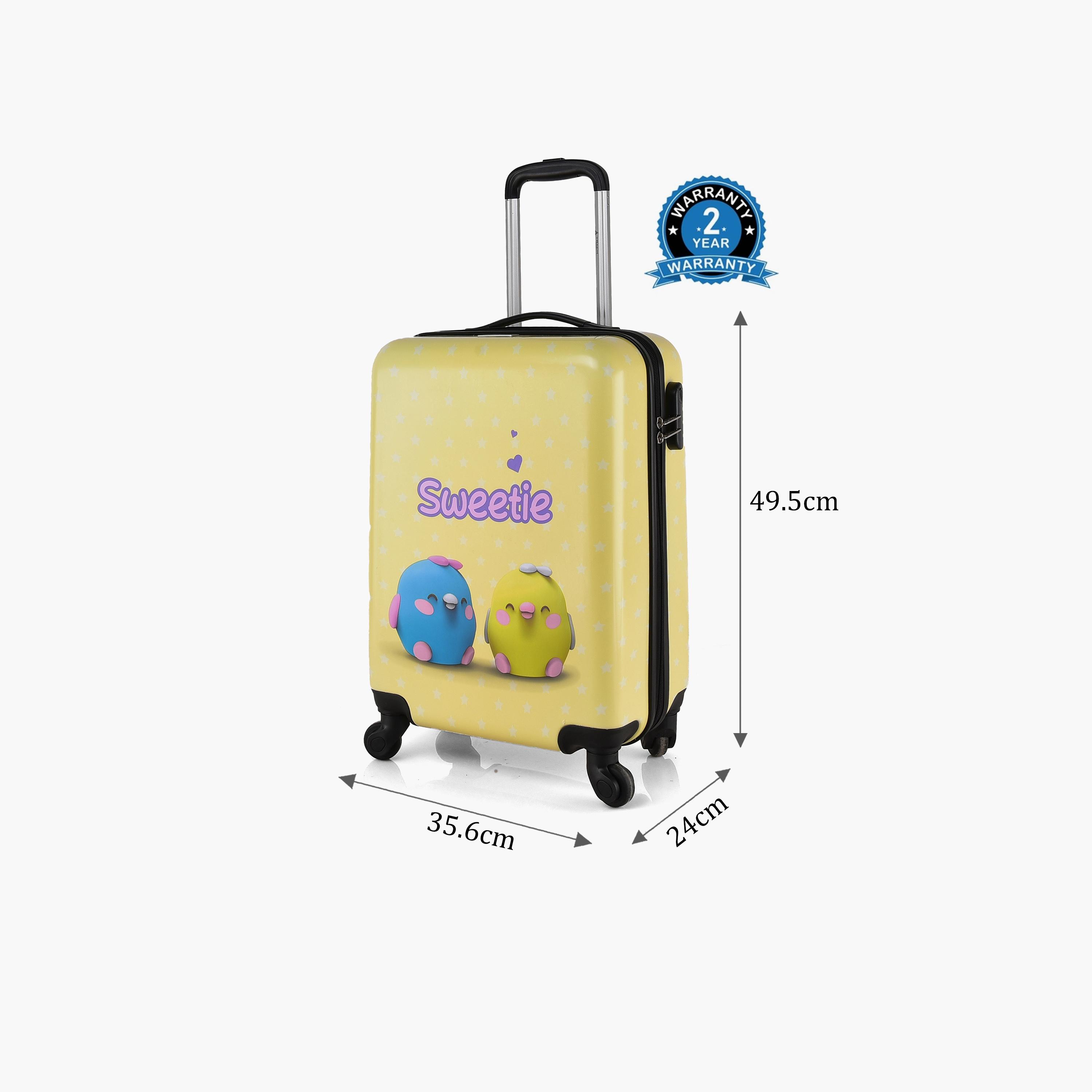 Track 49.5 CM Cabin Polycarbonate with ABS Hardcase Four-Wheeler Single Trolley Bag | AL003-20-travel-kidstrolleyandbags-image-3