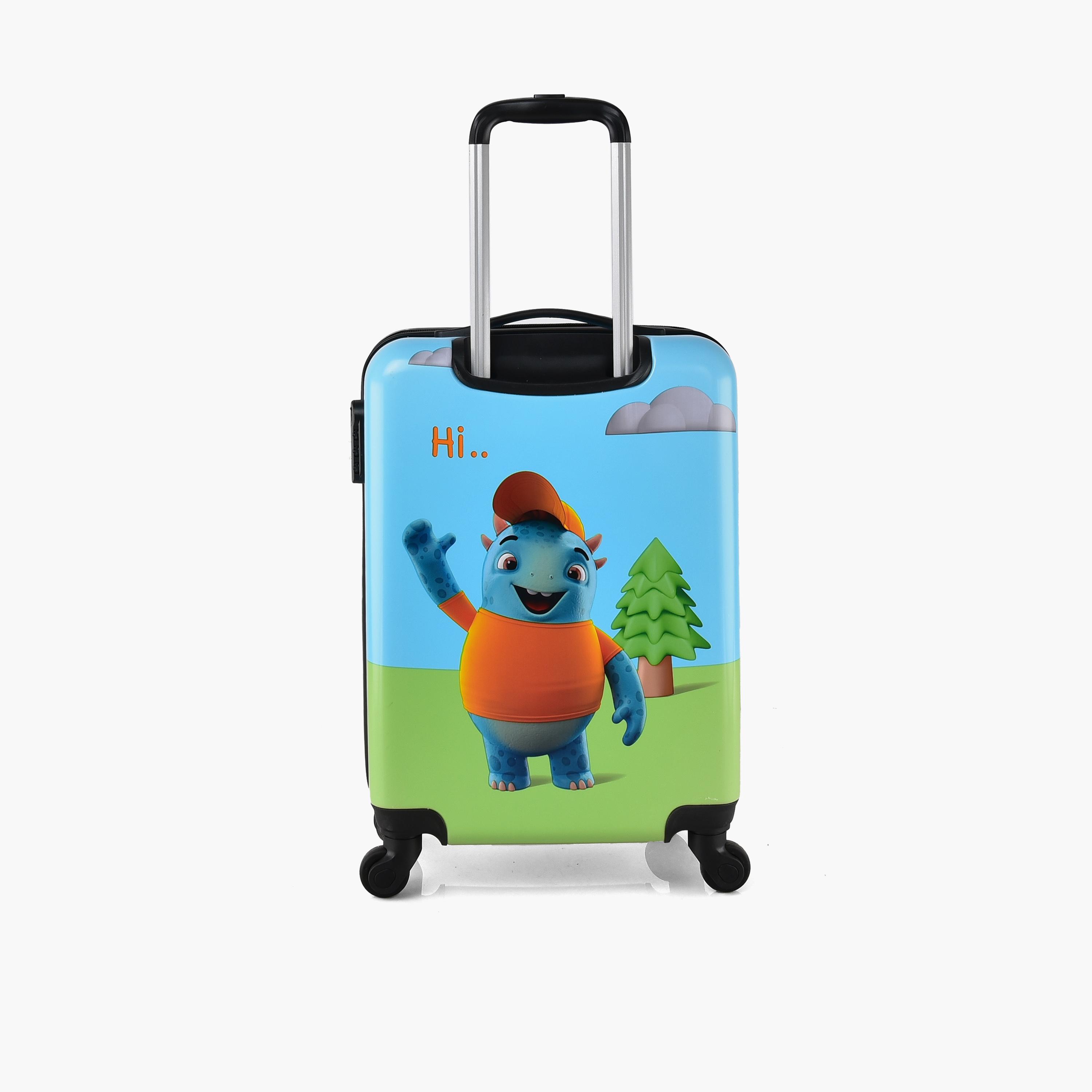 Track 49.5 CM Cabin Polycarbonate with ABS Hardcase Four-Wheeler Single Trolley Bag | AL004-20-travel-kidstrolleyandbags-image-7