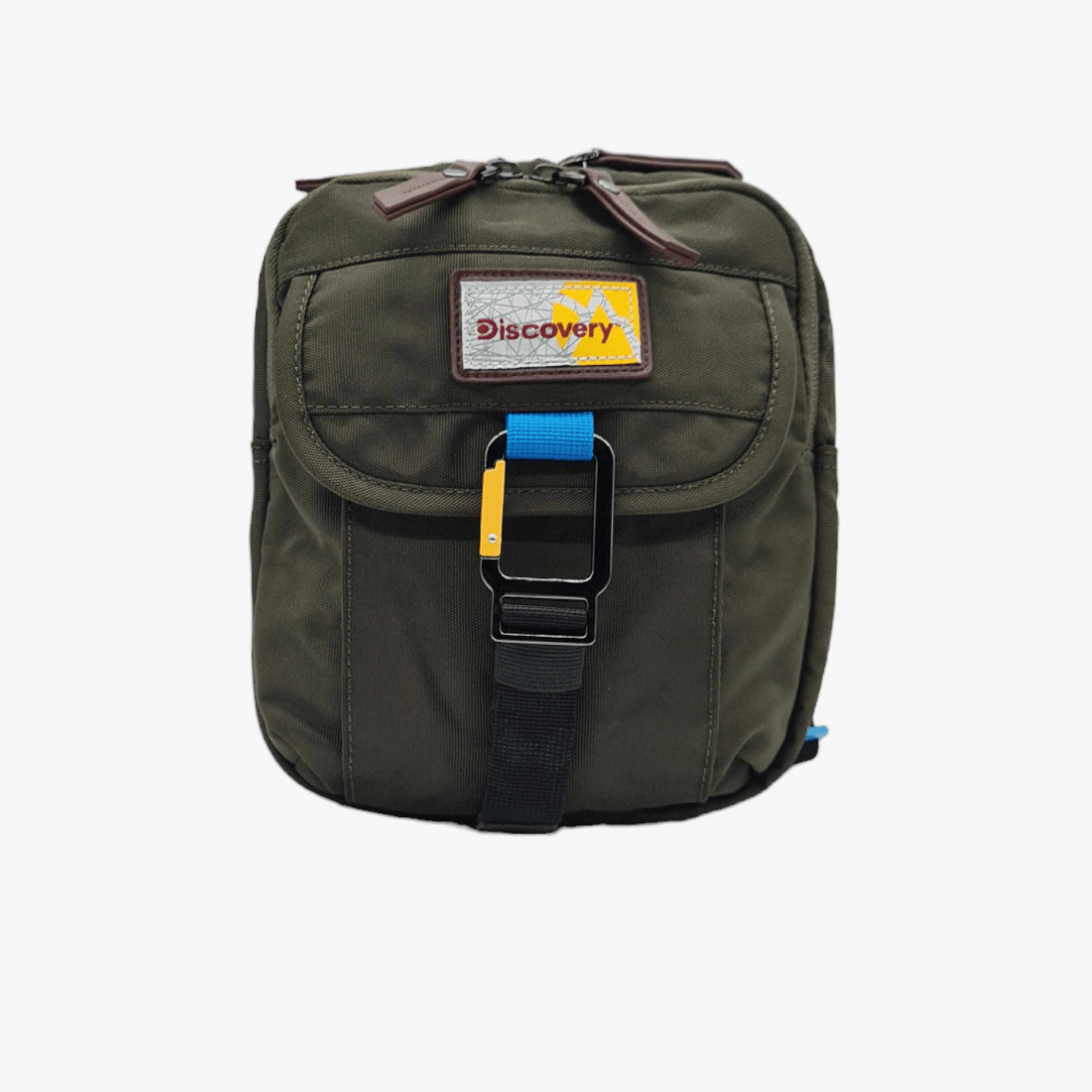 Discovery Polyester Crossbody Bags with Zipper and Adjustable Strap | D00712-men-bags-image-1