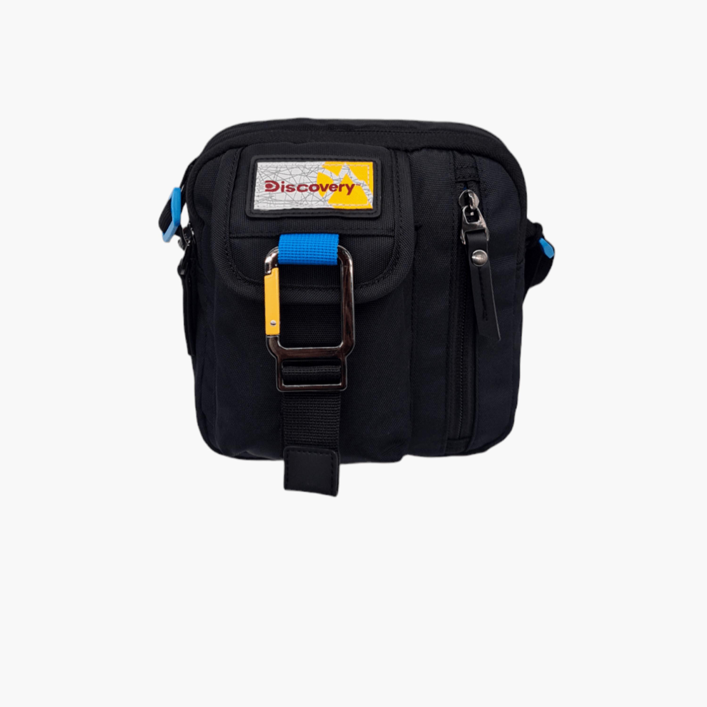 Discovery Polyester Crossbody Bags with Zipper and Adjustable Strap | D00713-men-bags-image-1
