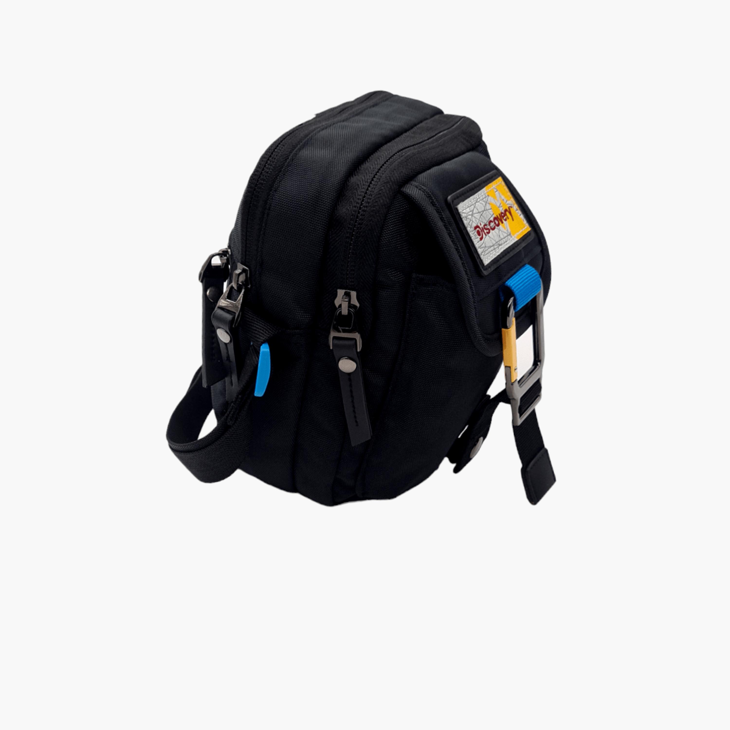 Discovery Polyester Crossbody Bags with Zipper and Adjustable Strap | D00713-men-bags-image-3