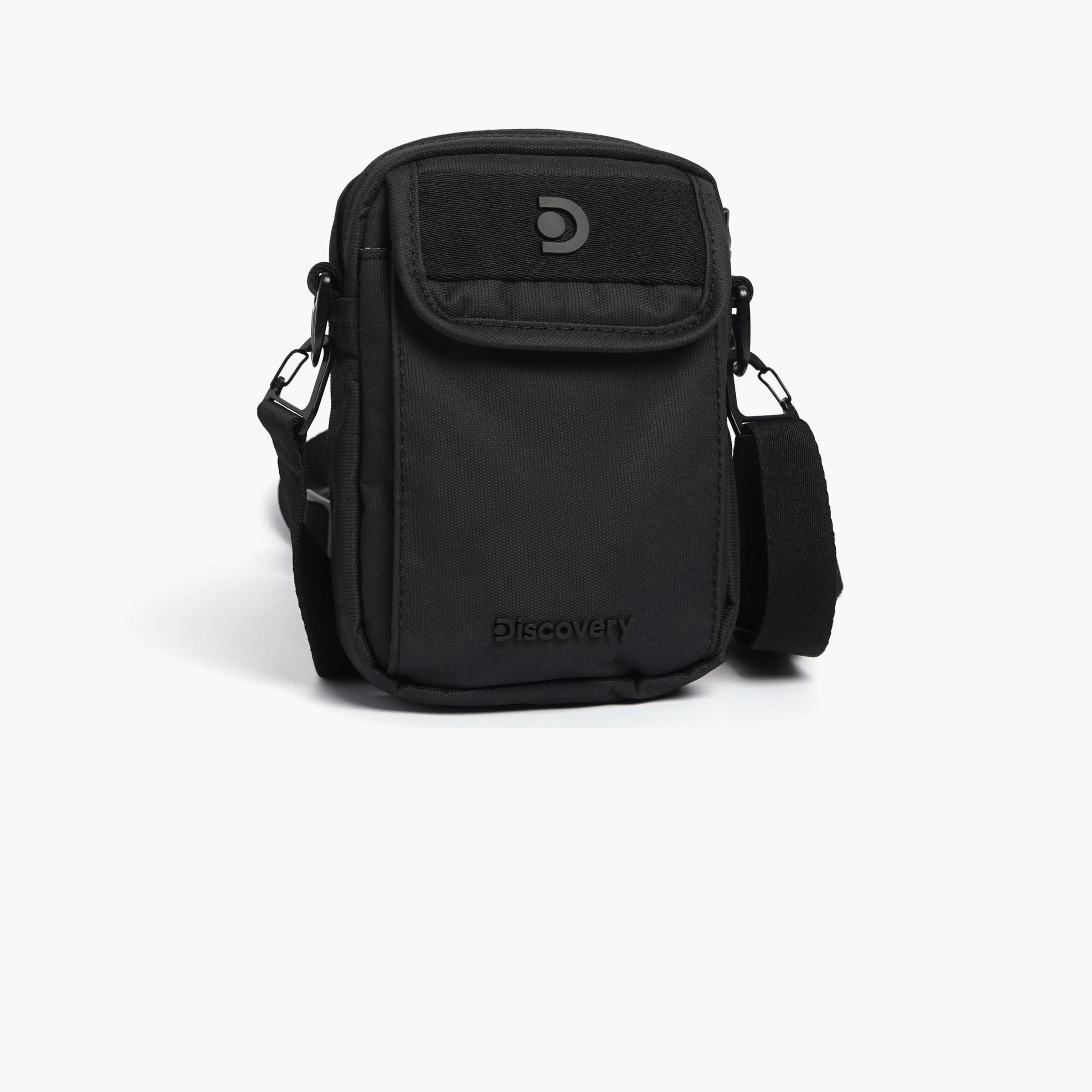 Discovery Polyester Crossbody Bags with Zipper and Adjustable Strap | D00910-men-bags-image-1