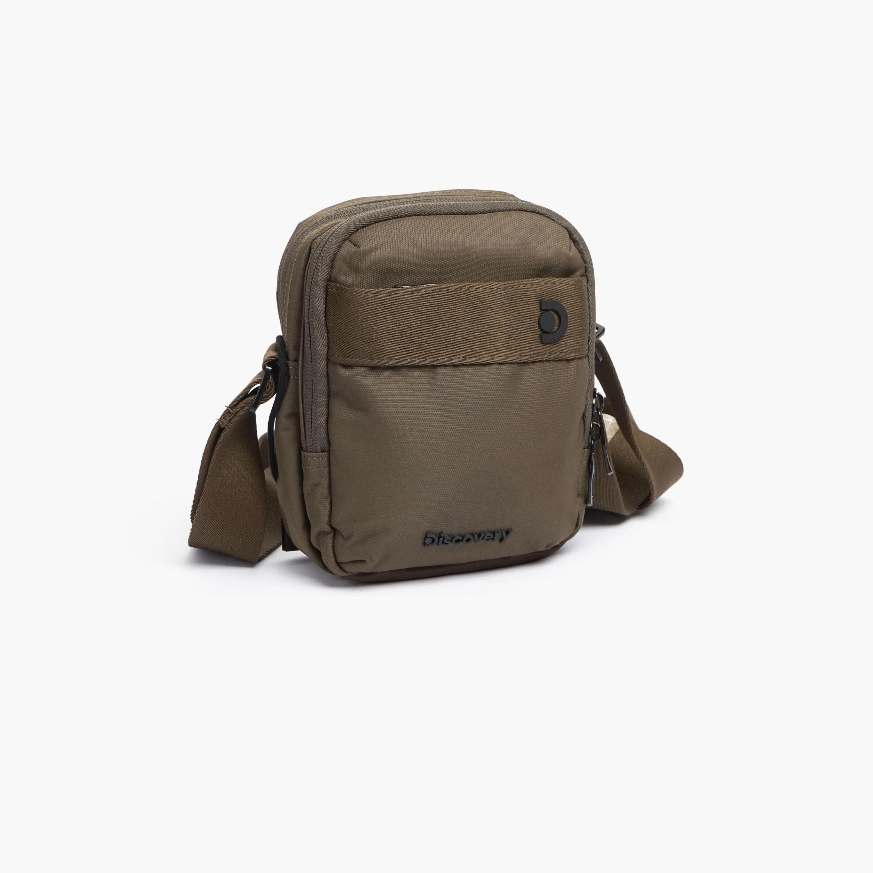 Discovery Polyester Crossbody Bags with Zipper and Adjustable Strap | D00911-men-bags-image-1