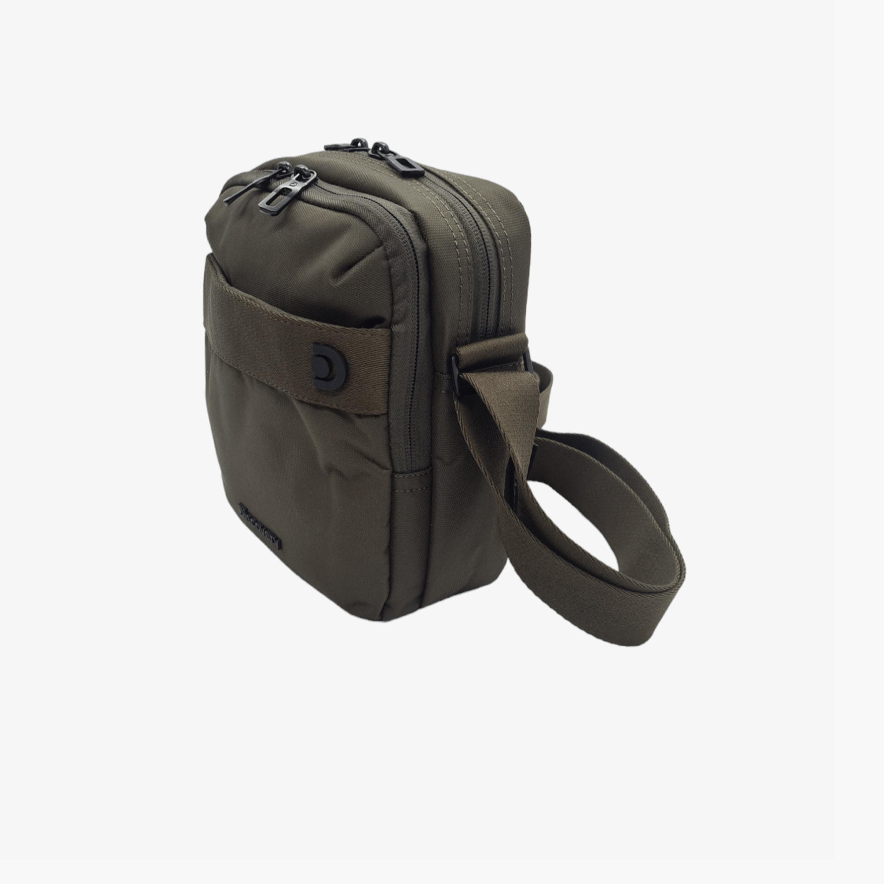 Discovery Polyester Crossbody Bags with Zipper and Adjustable Strap | D00912-men-bags-image-2