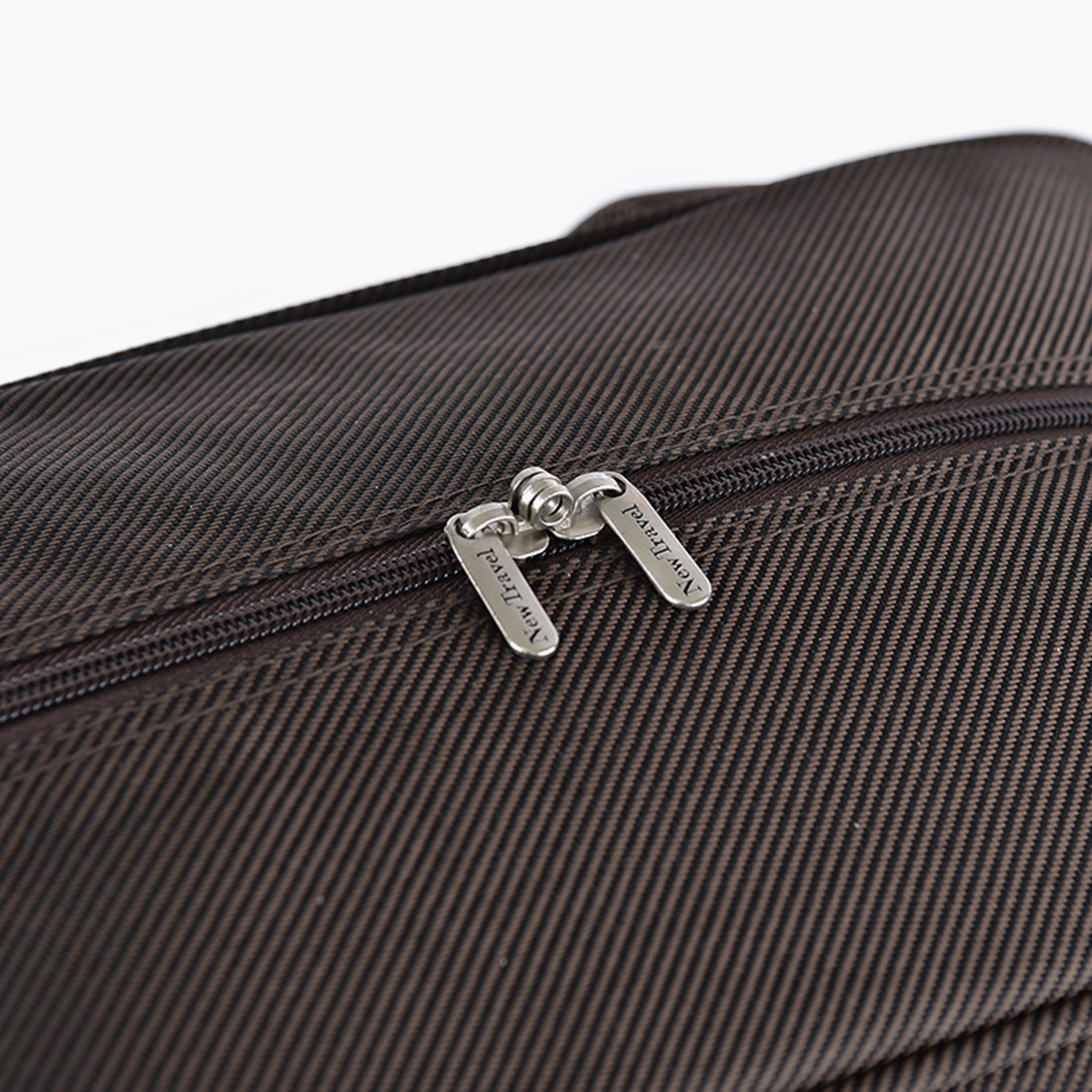 New Travel 22 Inch Polyester Textured Duffle Bags with Zipper closure and Detachable Strap | DQ21-11-22-travel-luggagesandbags-dufflebags-image-7