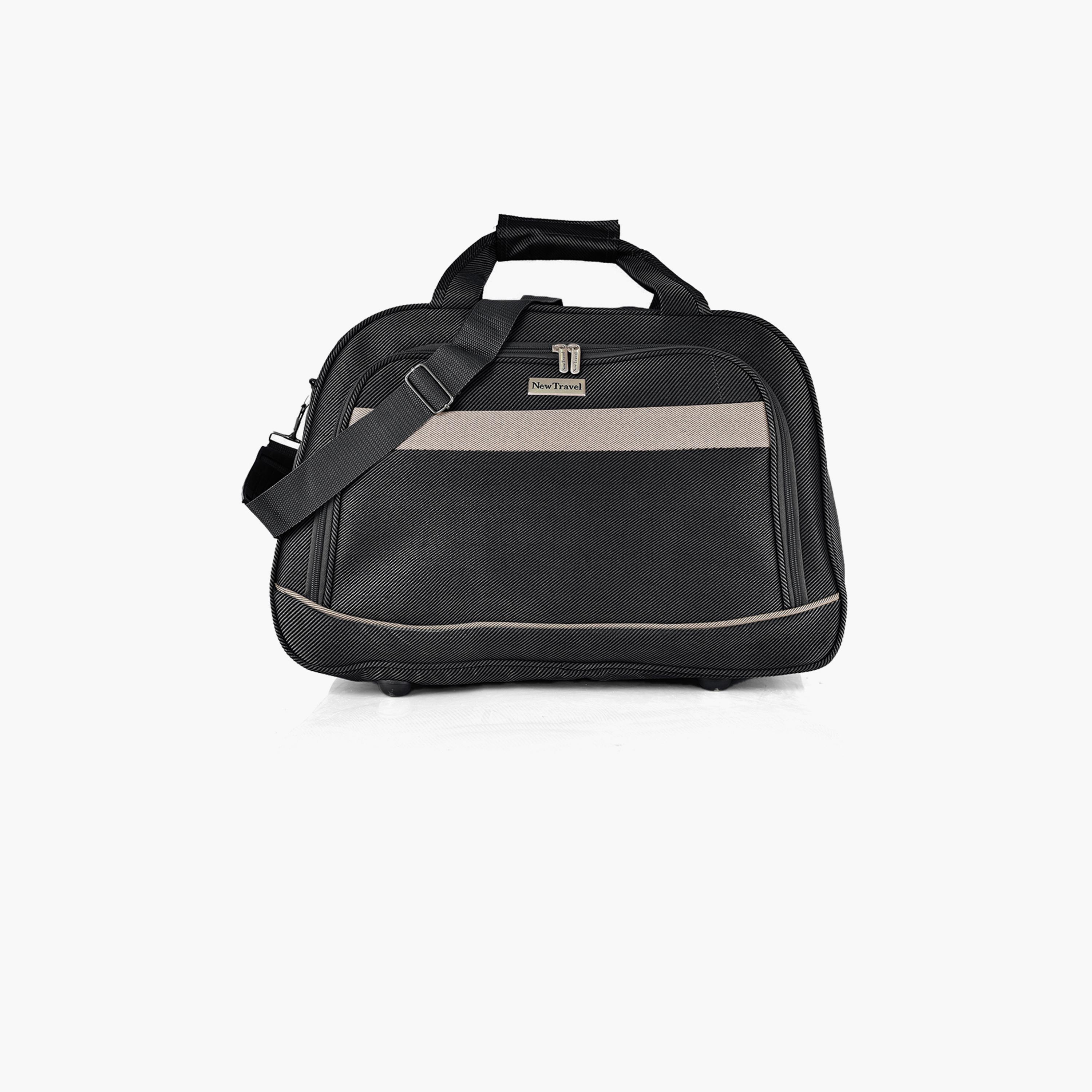 New Travel 26 Inch Polyester Textured Duffle Bags with Zipper closure and Detachable Strap | DQ21-12-26-travel-luggagesandbags-dufflebags-image-1