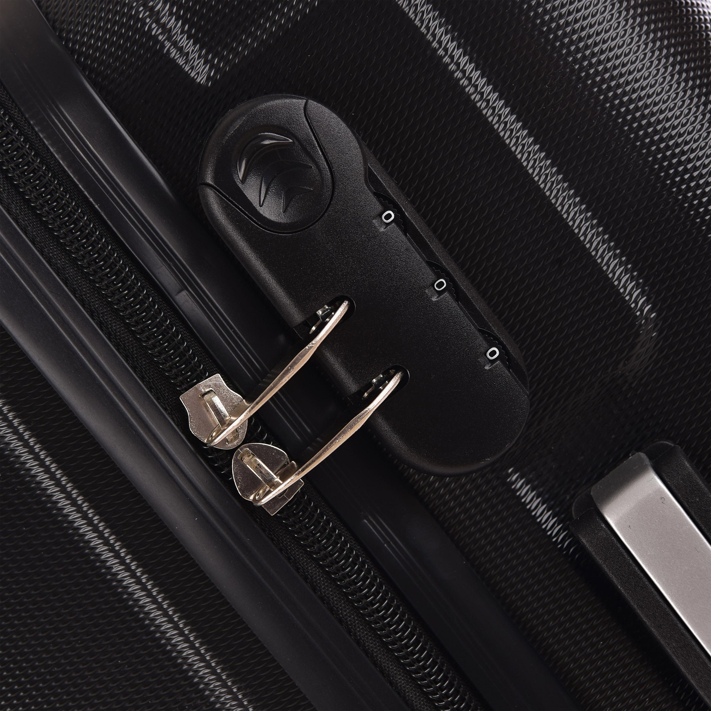 New Travel 50 CM Cabin ABS Hardcase Four-Wheeler Spinner Trolley Bag with Combination Lock | Hajj - 830-20 -travel-luggagesandbags-luggage-image-2