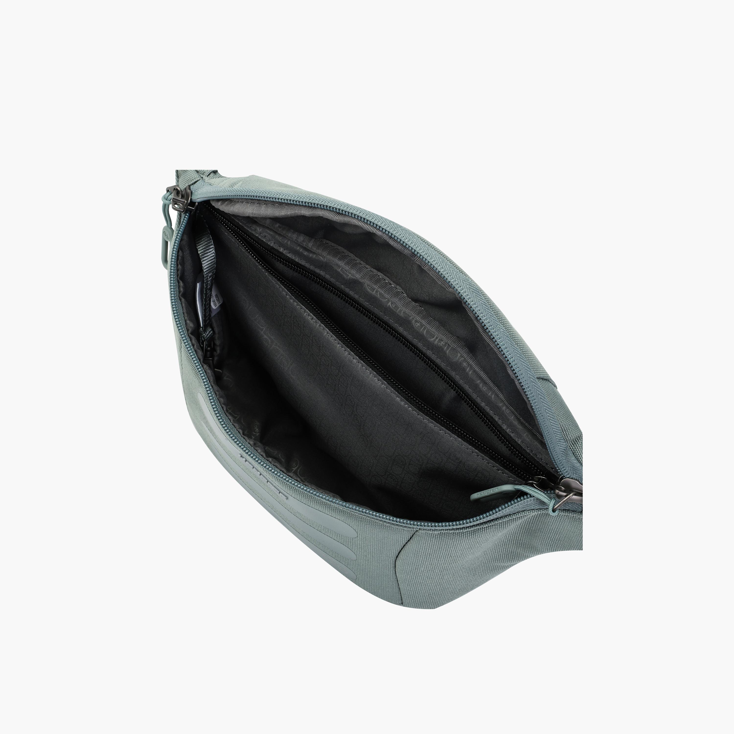 Hedgren Waist Bag RFID 6.7" Polyester Textured with Zipper Closure and Adjustable Strap | HCMBY04-men-bags-image-4