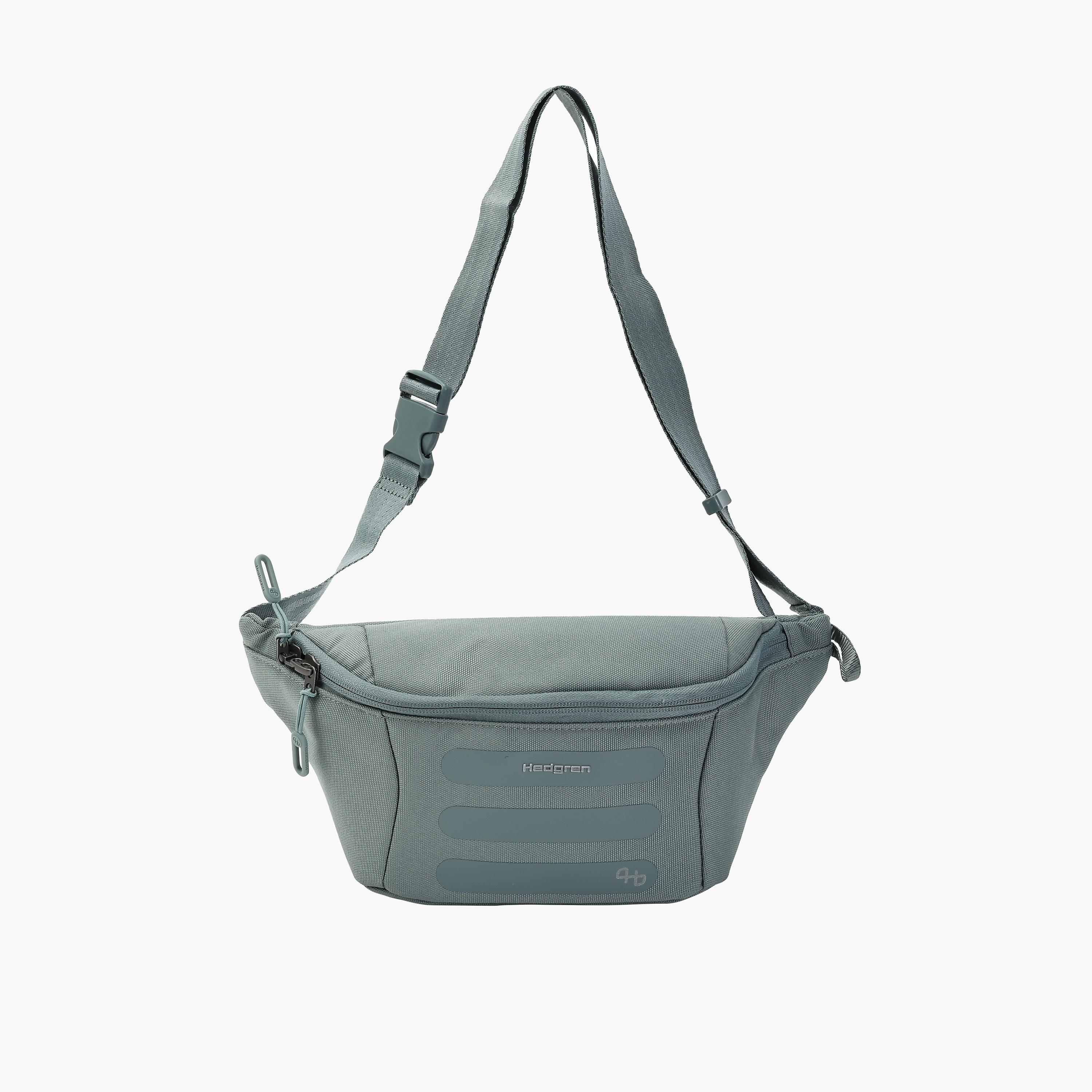Hedgren Waist Bag RFID 6.7" Polyester Textured with Zipper Closure and Adjustable Strap | HCMBY04-men-bags-image-5