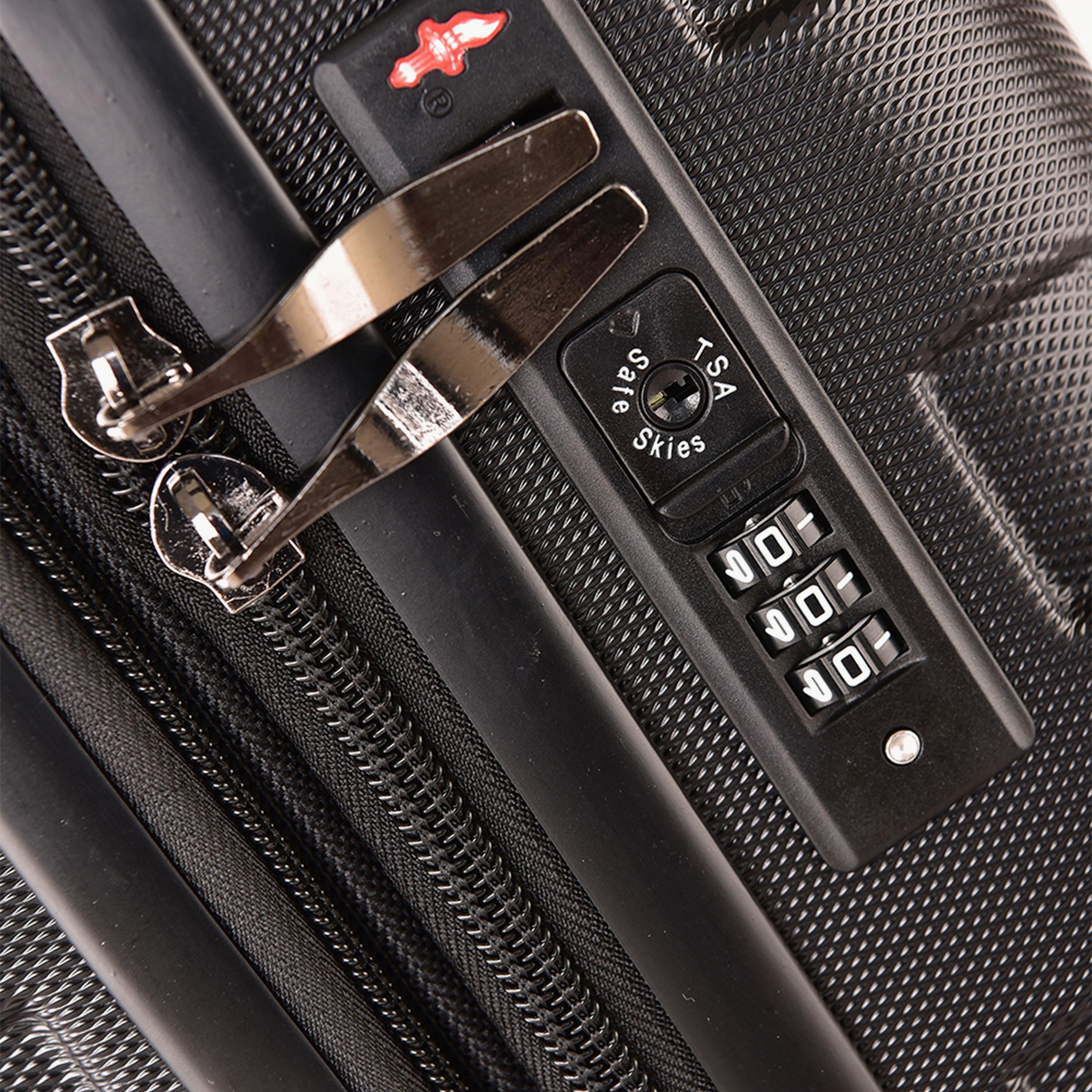 Magellan 55 CM Cabin ABS Hardcase Four-Wheeler Double Trolley Bag | HK091-20 -travel-luggagesandbags-luggage-image-2