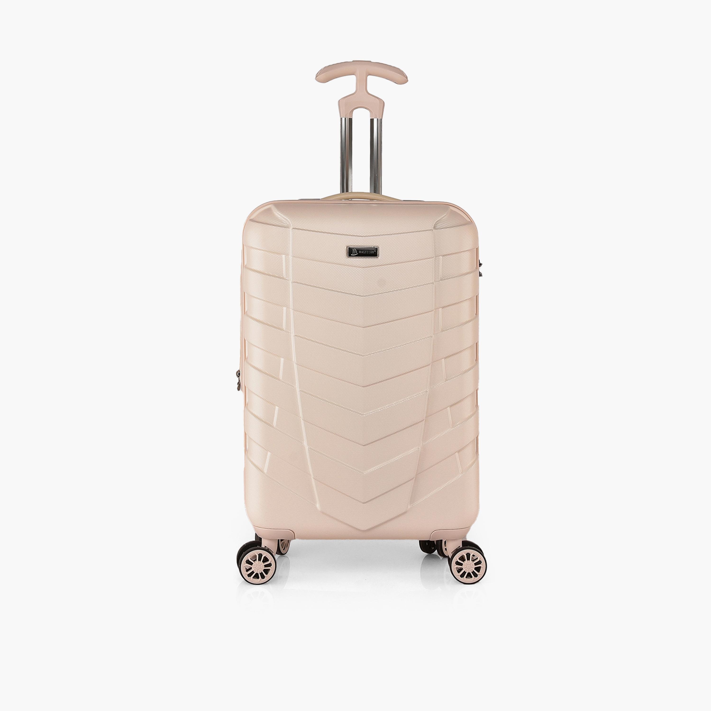 ماجلان- شنطة 55 سم حجم مناسب للمقصورة بلاستيك ABS صلبة بأربع عجلات مزدوجة | HK091-20-travel-luggagesandbags-luggage-image-1