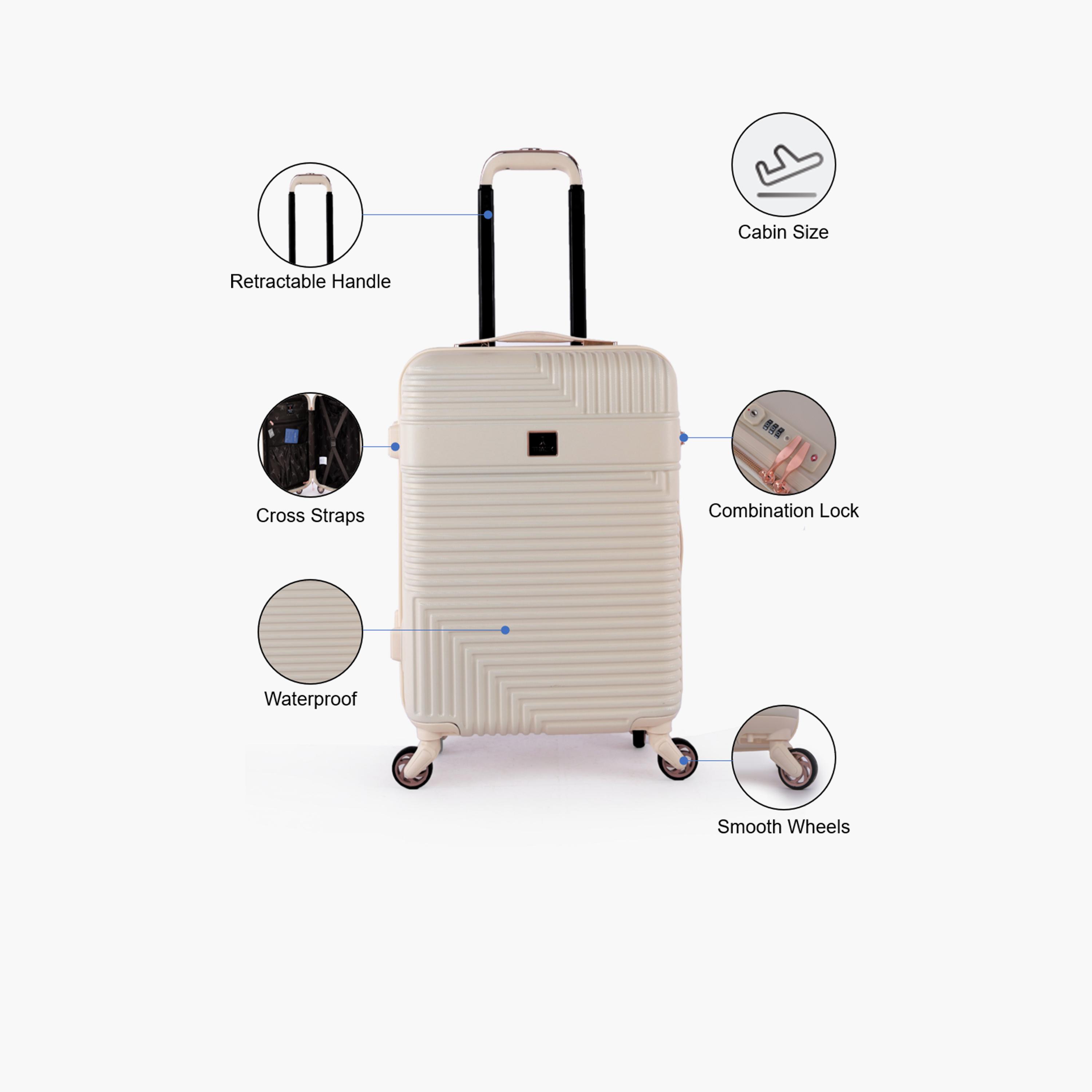 Track 55 CM Cabin ABS Hardcase Four-Wheeler Spinner Trolley Bag with TSA Lock | HK222-20-travel-luggagesandbags-luggage-image-4