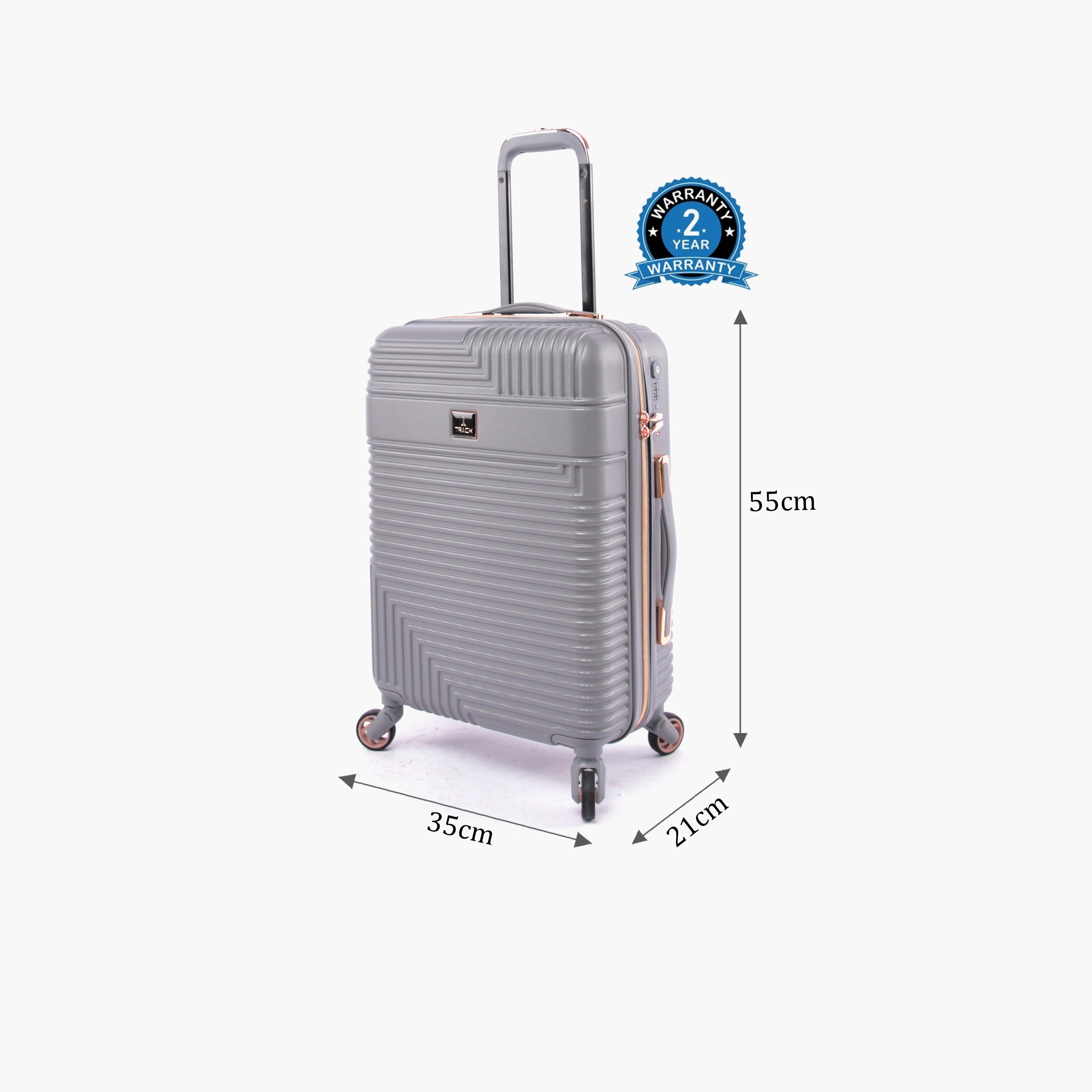 Track 55 CM Cabin ABS Hardcase Four-Wheeler Spinner Trolley Bag with TSA Lock | HK222-20-travel-luggagesandbags-luggage-image-2