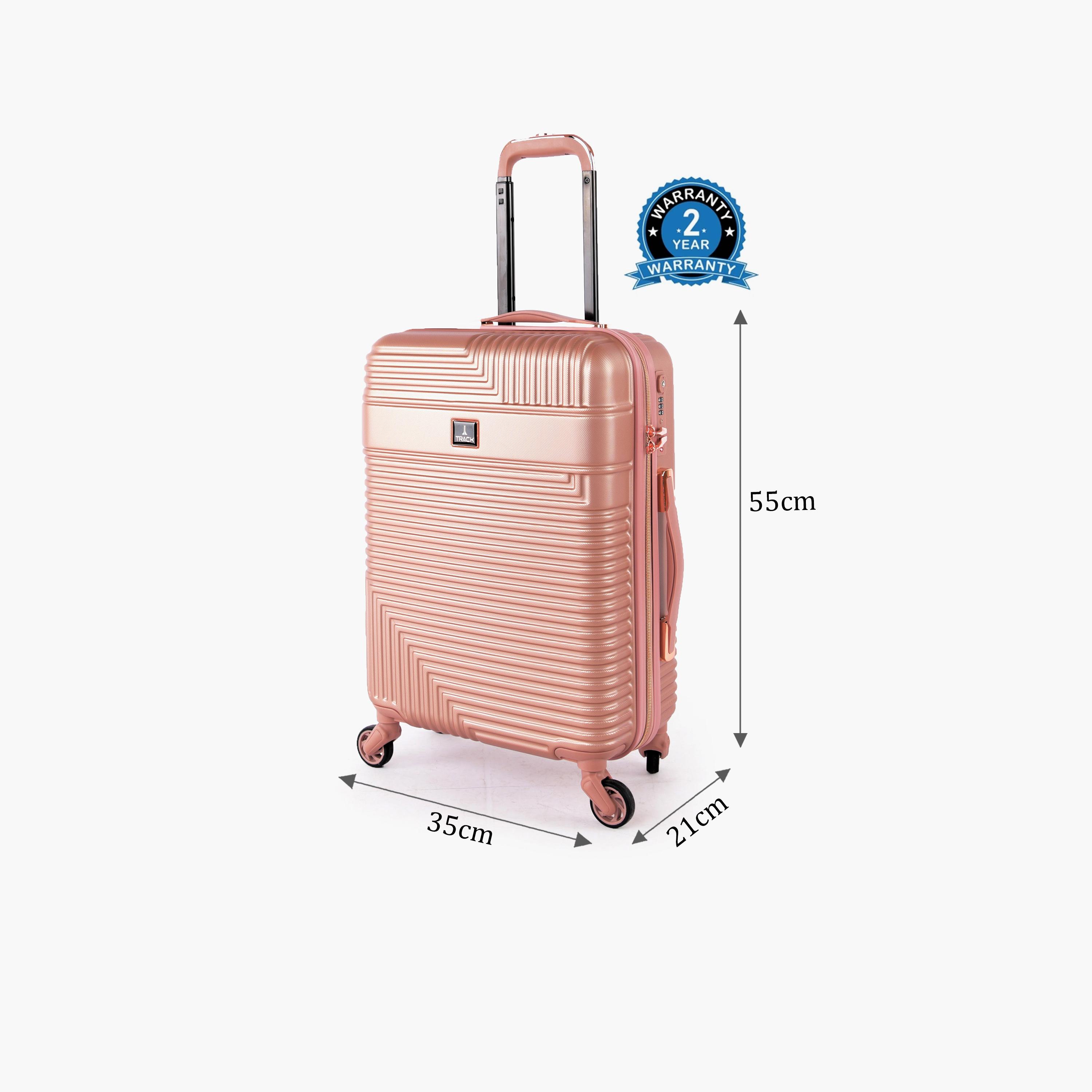 Track 55 CM Cabin ABS Hardcase Four-Wheeler Spinner Trolley Bag with TSA Lock | HK222-20-travel-luggagesandbags-luggage-image-3