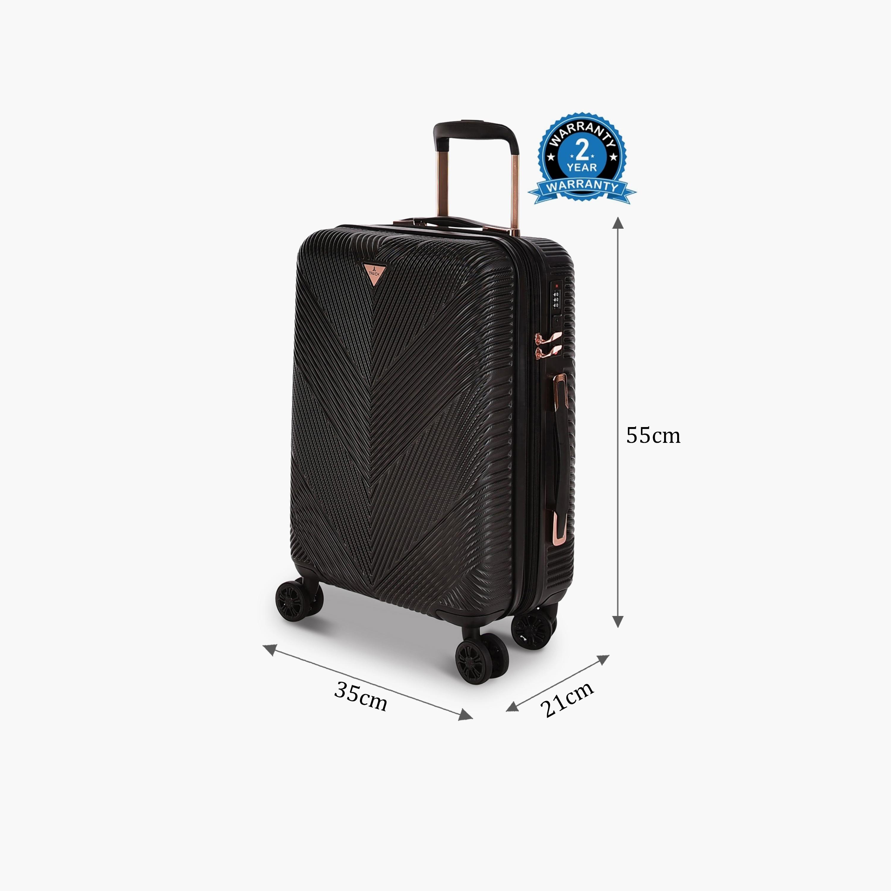 تراك- شنطة بأربع عجلات دوارة حجم مناسب للمقصورة بلاستيك ABS 55 سم مع قفل TSA | HK304-20-travel-luggagesandbags-luggage-image-3