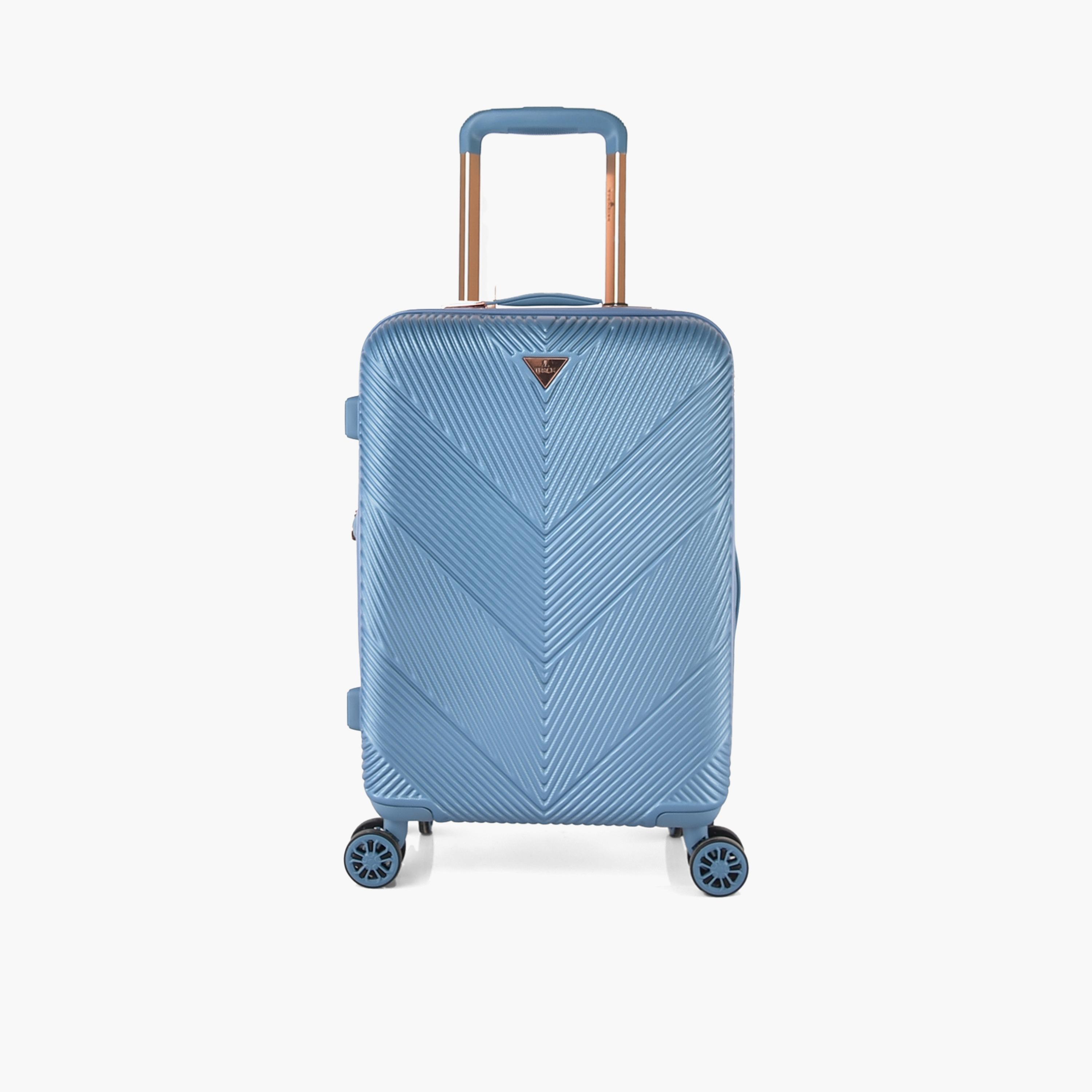 Track 55 CM Cabin ABS Hardcase Four-Wheeler Spinner Trolley Bag with TSA Lock | HK304-20 -travel-luggagesandbags-luggage-image-1