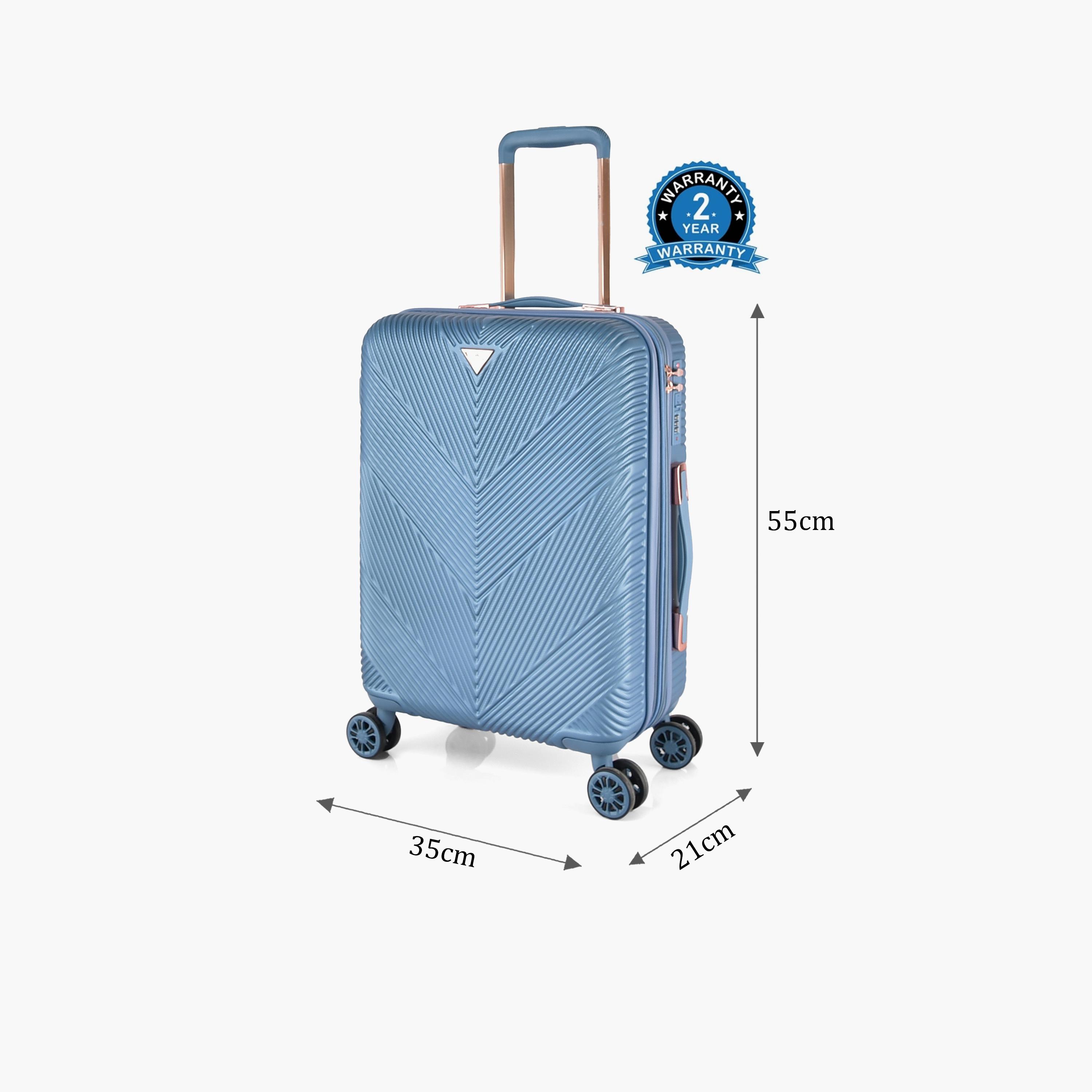 Track 55 CM Cabin ABS Hardcase Four-Wheeler Spinner Trolley Bag with TSA Lock | HK304-20 -travel-luggagesandbags-luggage-image-3