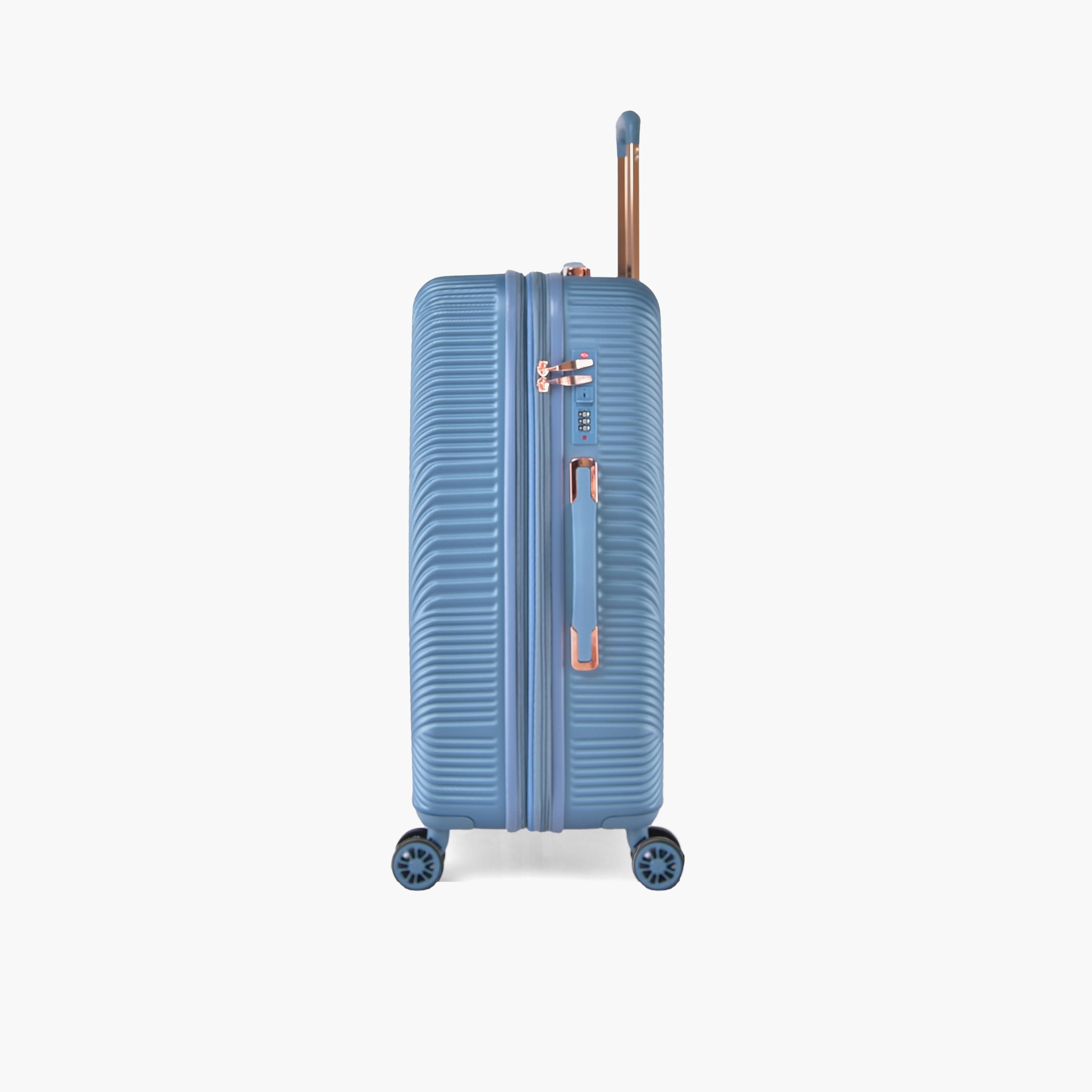 Track 55 CM Cabin ABS Hardcase Four-Wheeler Spinner Trolley Bag with TSA Lock | HK304-20 -travel-luggagesandbags-luggage-image-6
