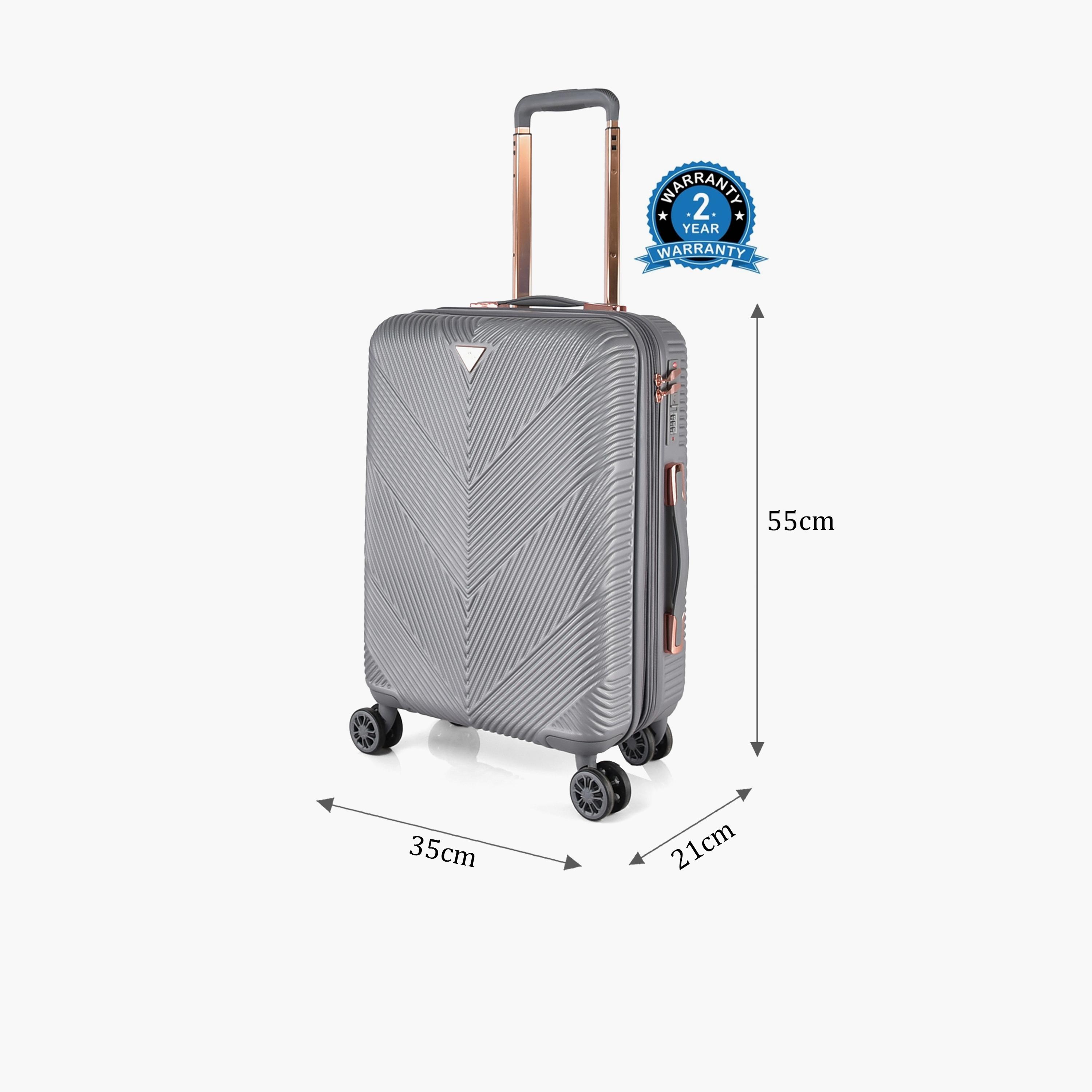 Track 55 CM Cabin ABS Hardcase Four-Wheeler Spinner Trolley Bag with TSA Lock | HK304-20 -travel-luggagesandbags-luggage-image-2