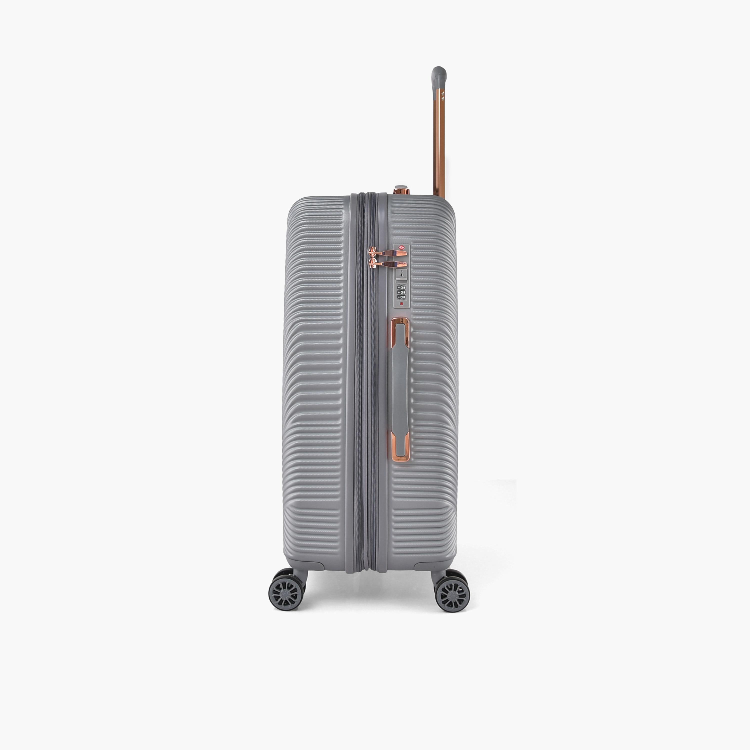 Track 55 CM Cabin ABS Hardcase Four-Wheeler Spinner Trolley Bag with TSA Lock | HK304-20 -travel-luggagesandbags-luggage-image-5