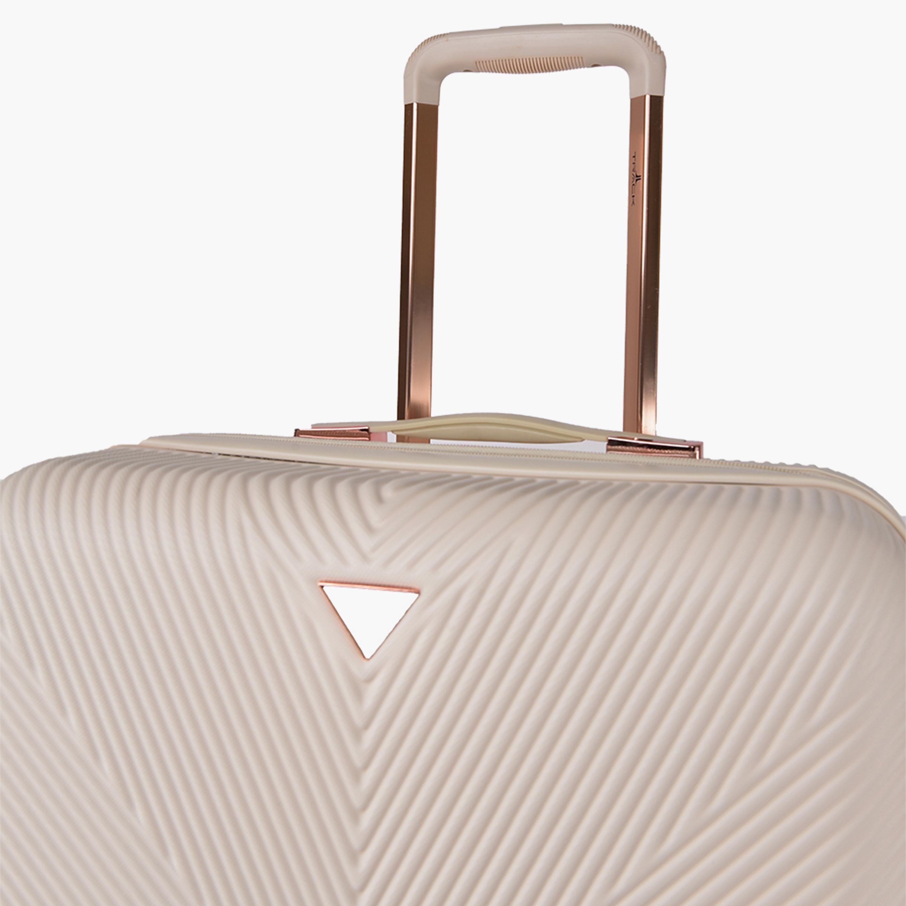 تراك- شنطة بأربع عجلات دوارة حجم مناسب للمقصورة بلاستيك ABS 55 سم مع قفل TSA | HK304-20-travel-luggagesandbags-luggage-image-2