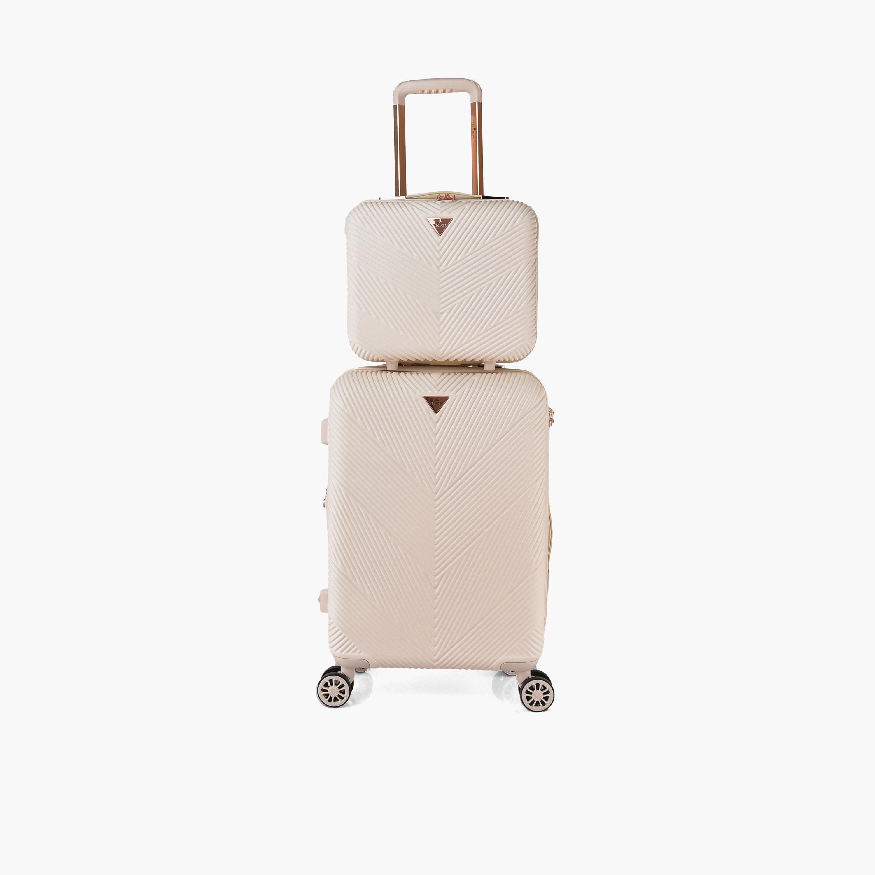 تراك- شنطة بأربع عجلات دوارة حجم مناسب للمقصورة بلاستيك ABS 55 سم مع قفل TSA | HK304-20-travel-luggagesandbags-luggage-image-9