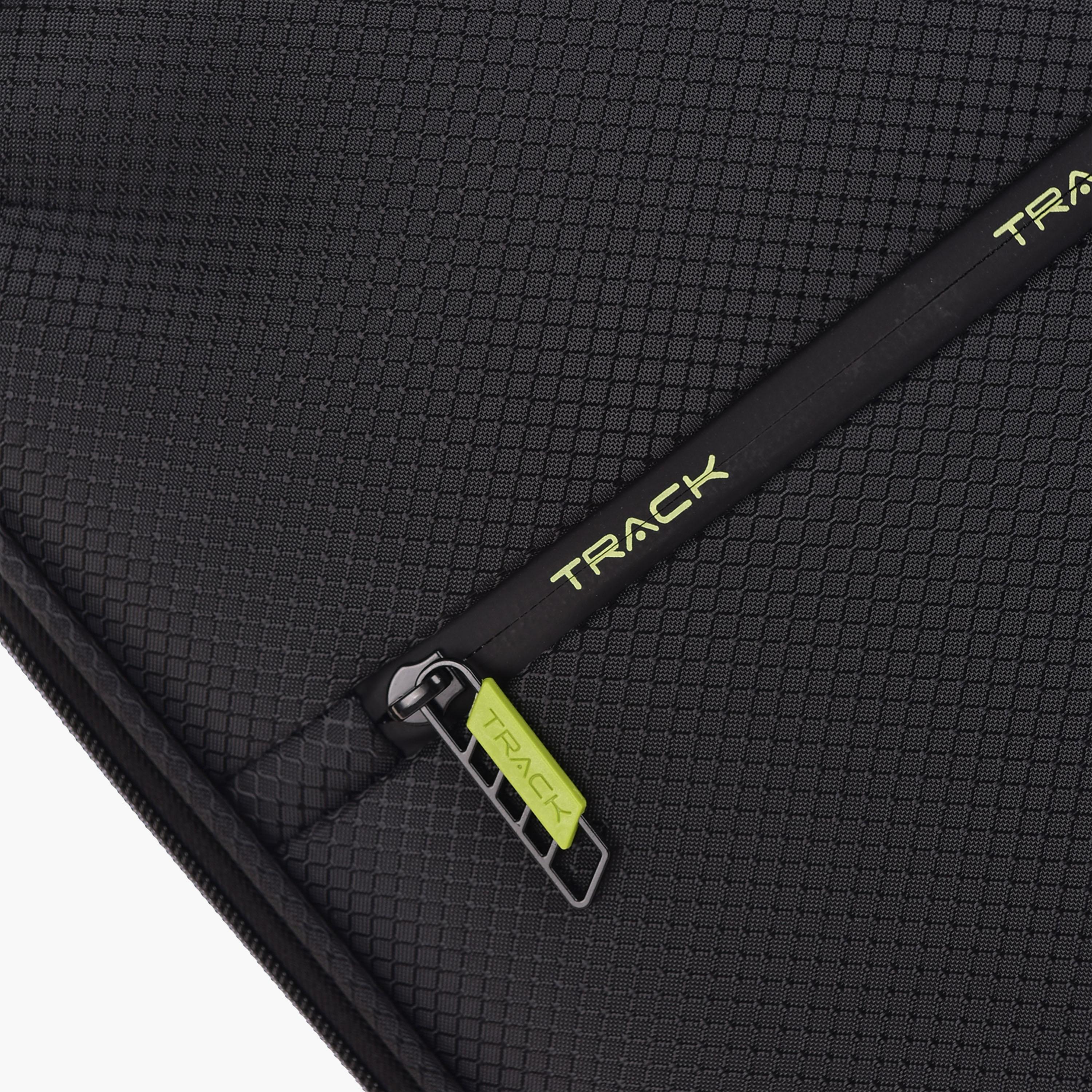 Track 55 CM Cabin Textile Softcase Four-Wheeler Spinner Trolley Bag with Combination Lock | LG001-20 -travel-luggagesandbags-luggage-image-8